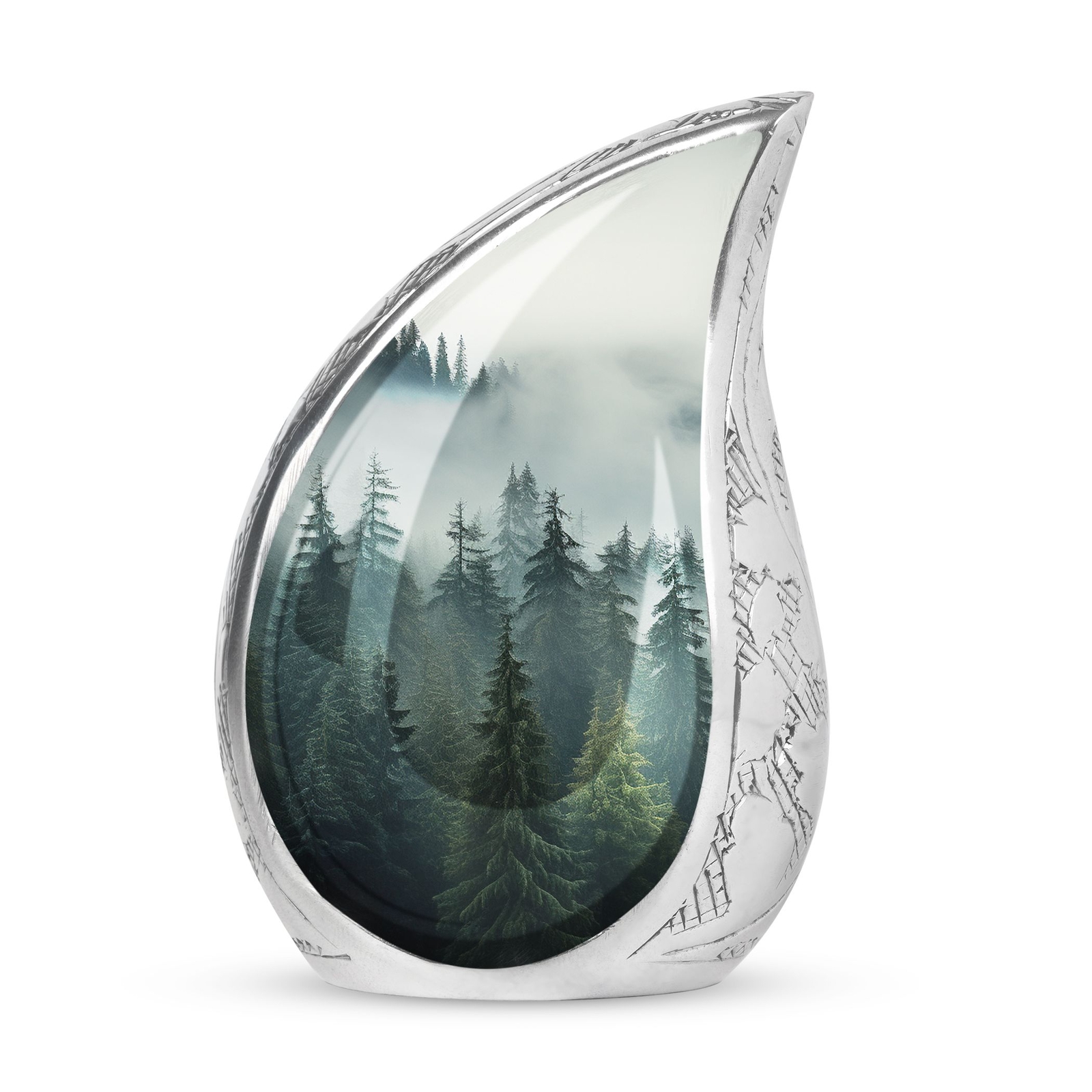 Misty Mountain Forest Tiny Urn - Urn For Human Ashes - Urn For Ashes Adult Male