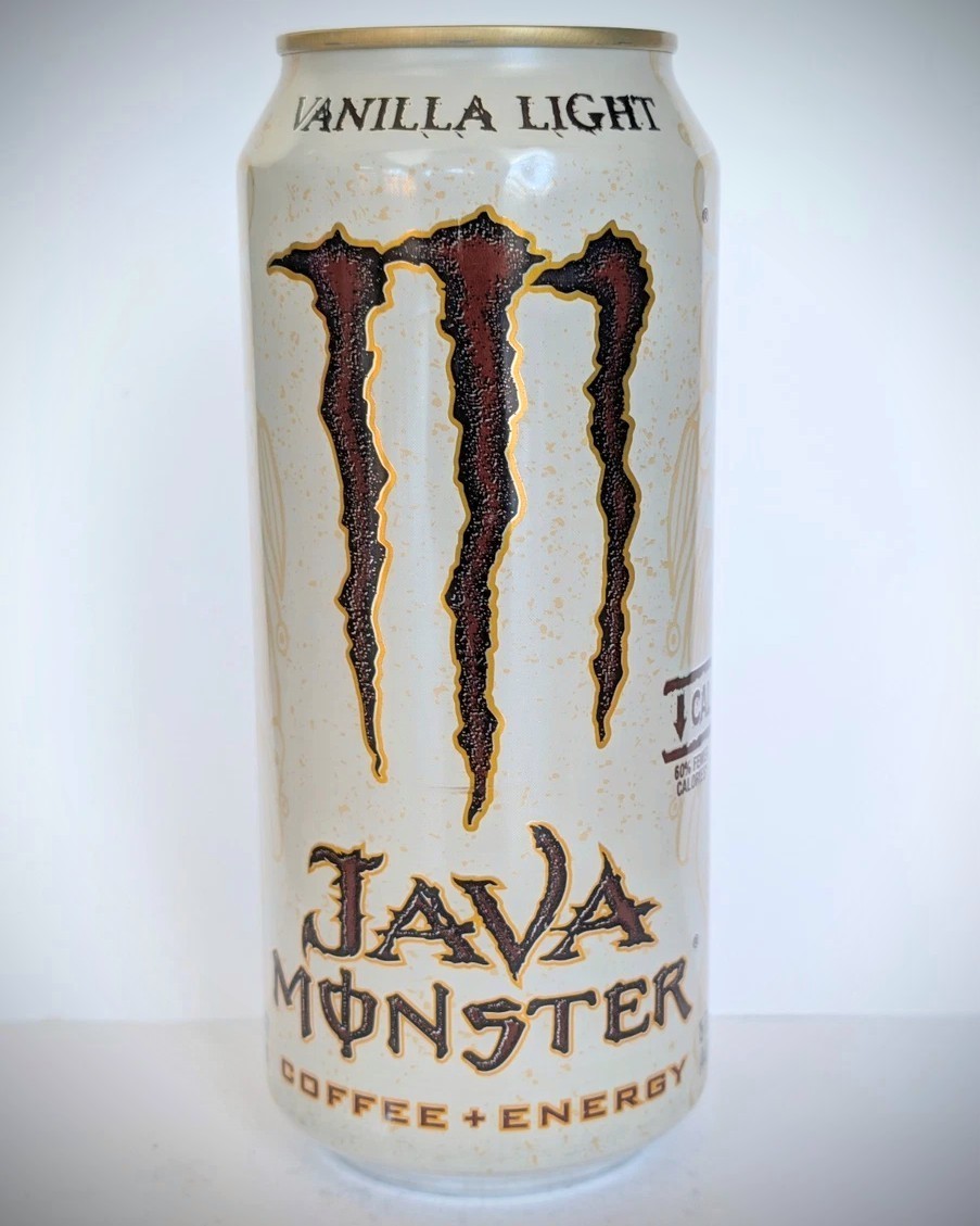 RARE 2022 Monster Energy Drink Java VANILLA LIGHT 1X Discontinued FULL 15oz CAN
