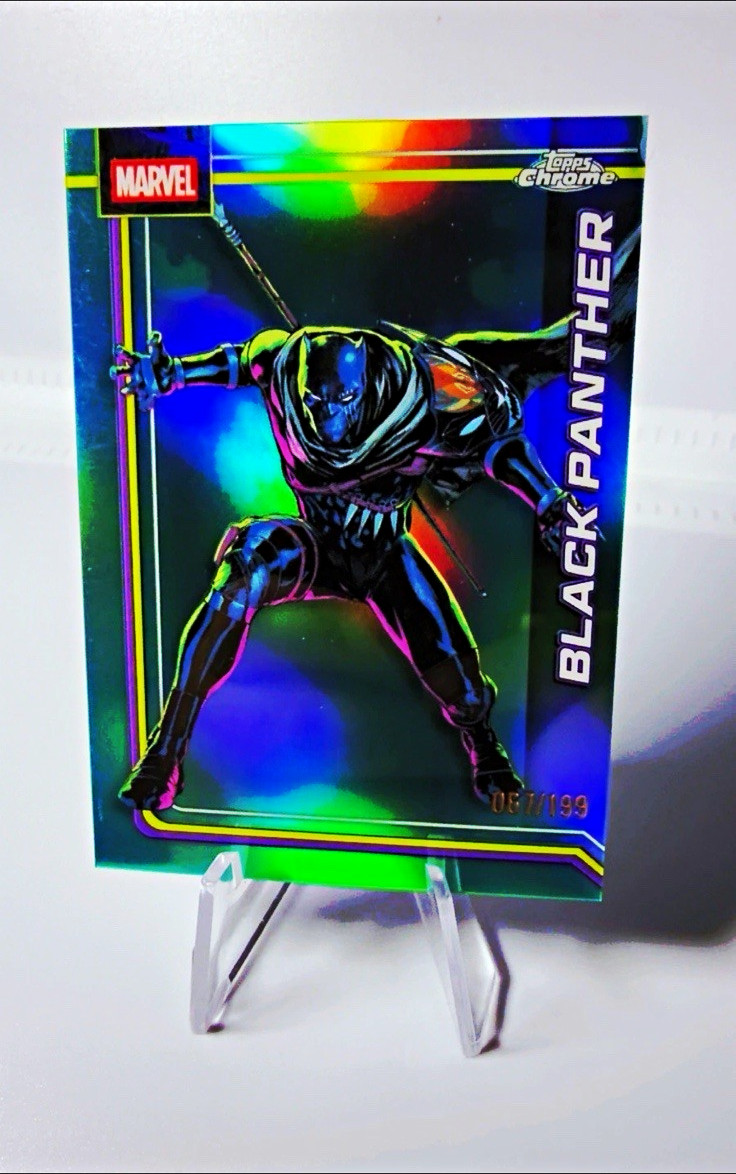 Topps Topps Chrome Marvel Black Panther #015 Serial Numbered Print Run /199