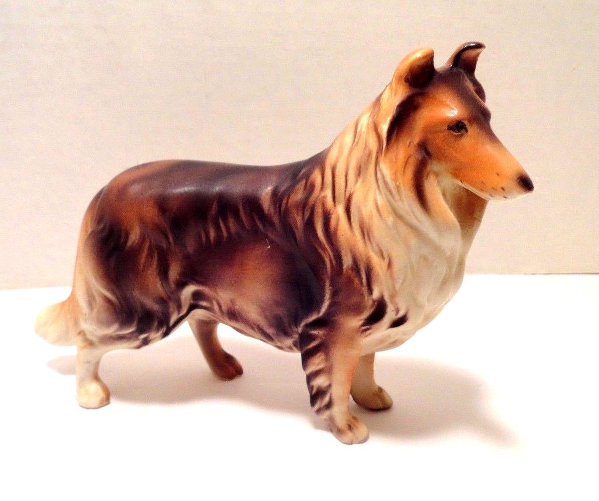 VINTAGE ENESCO COLLIE FIGURINE🌸 VINTAGE ENESCO COLLIE FIGURINE🌸
