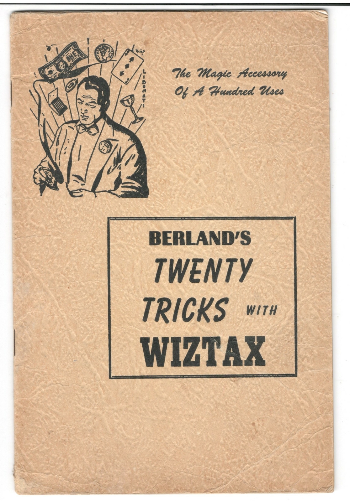 VINTAGE MAGIC TRICK SAM BERLAND'S TWENTY TRICKS D ROBBINS Booklet