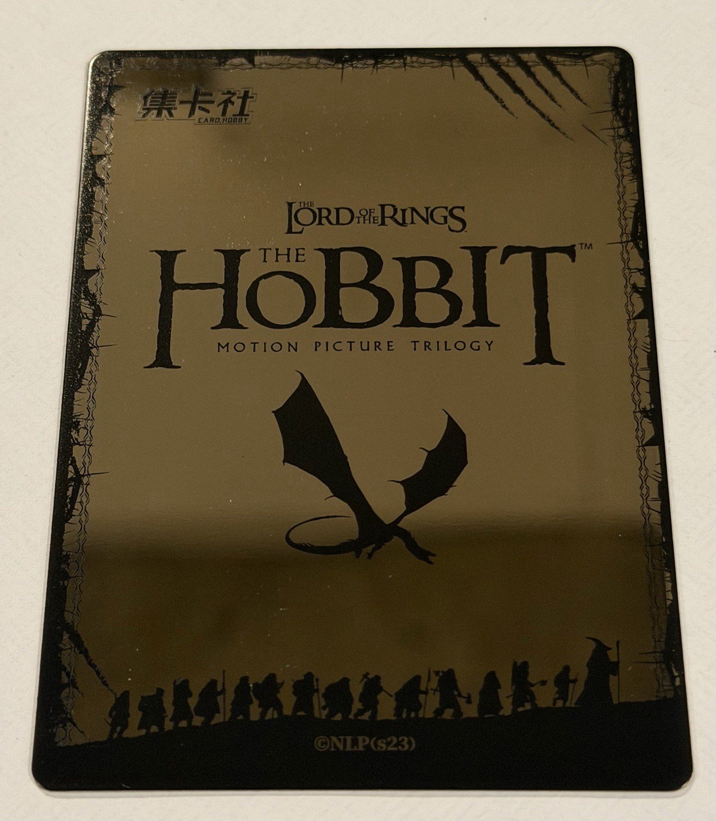 The Hobbit Ironhill Dwarves- METAL CARD-The Hobbit Motion Pictures Trilogy