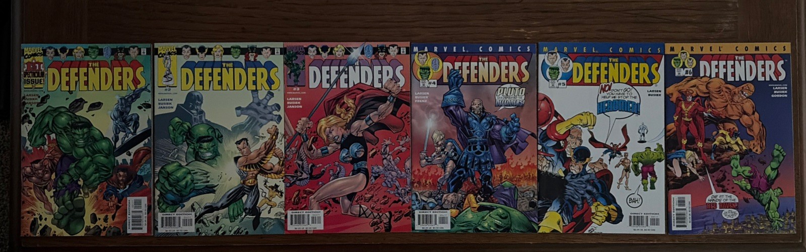 THE DEFENDERS (2001) #1-12 COMPLETE SET LOT FULL RUN KURT BUSIEK ERIK LARSON THE DEFENDERS (2001) #1-12 COMPLETE SET LOT FULL RUN KURT BUSIEK ERIK LARSON