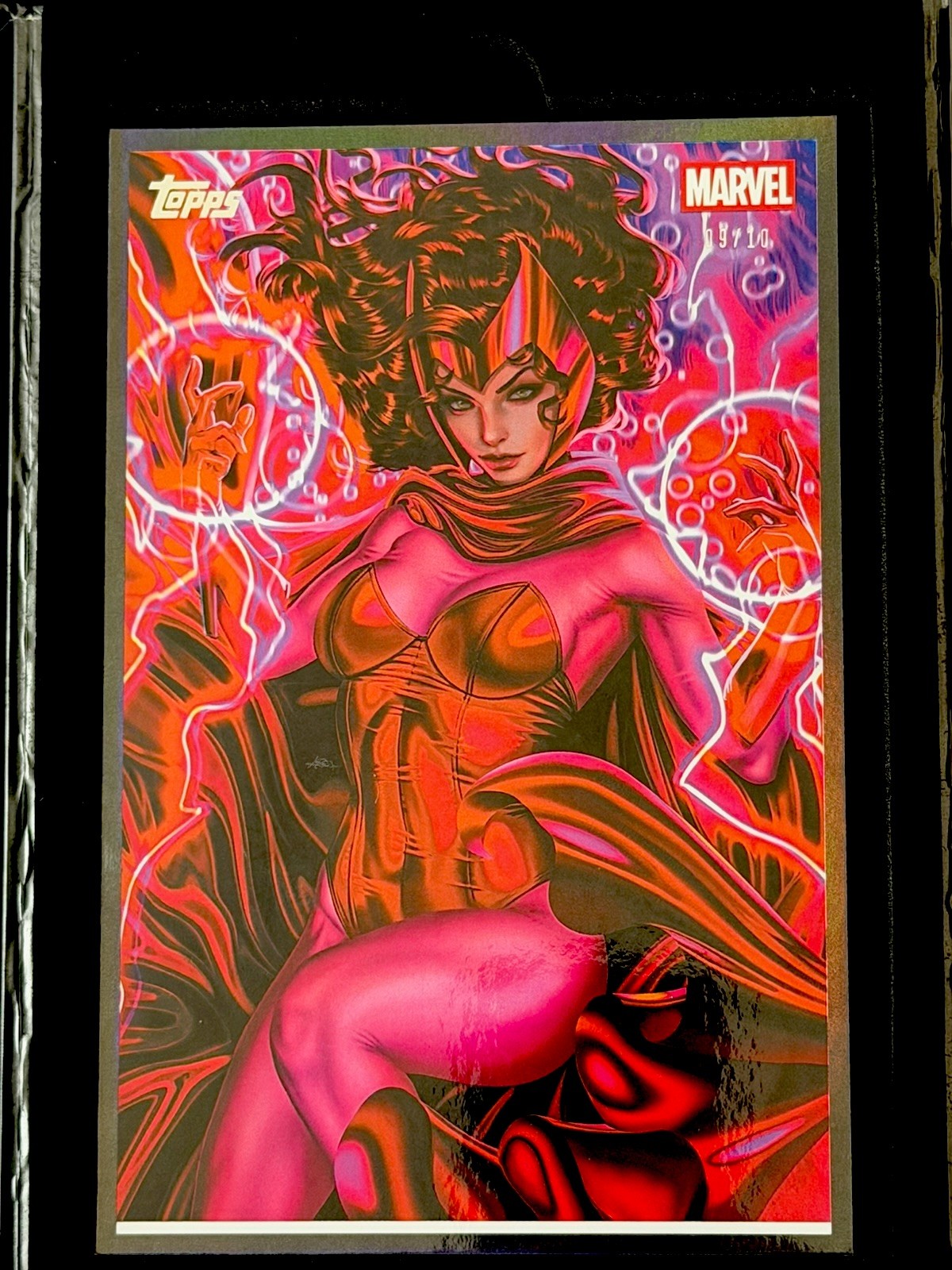 2026 Topps Marvel Vault Scarlet Witch Box Topper Black 09/10 Original Art Card 2026 Topps Marvel Vault Scarlet Witch Box Topper Black 09/10 Original Art Card