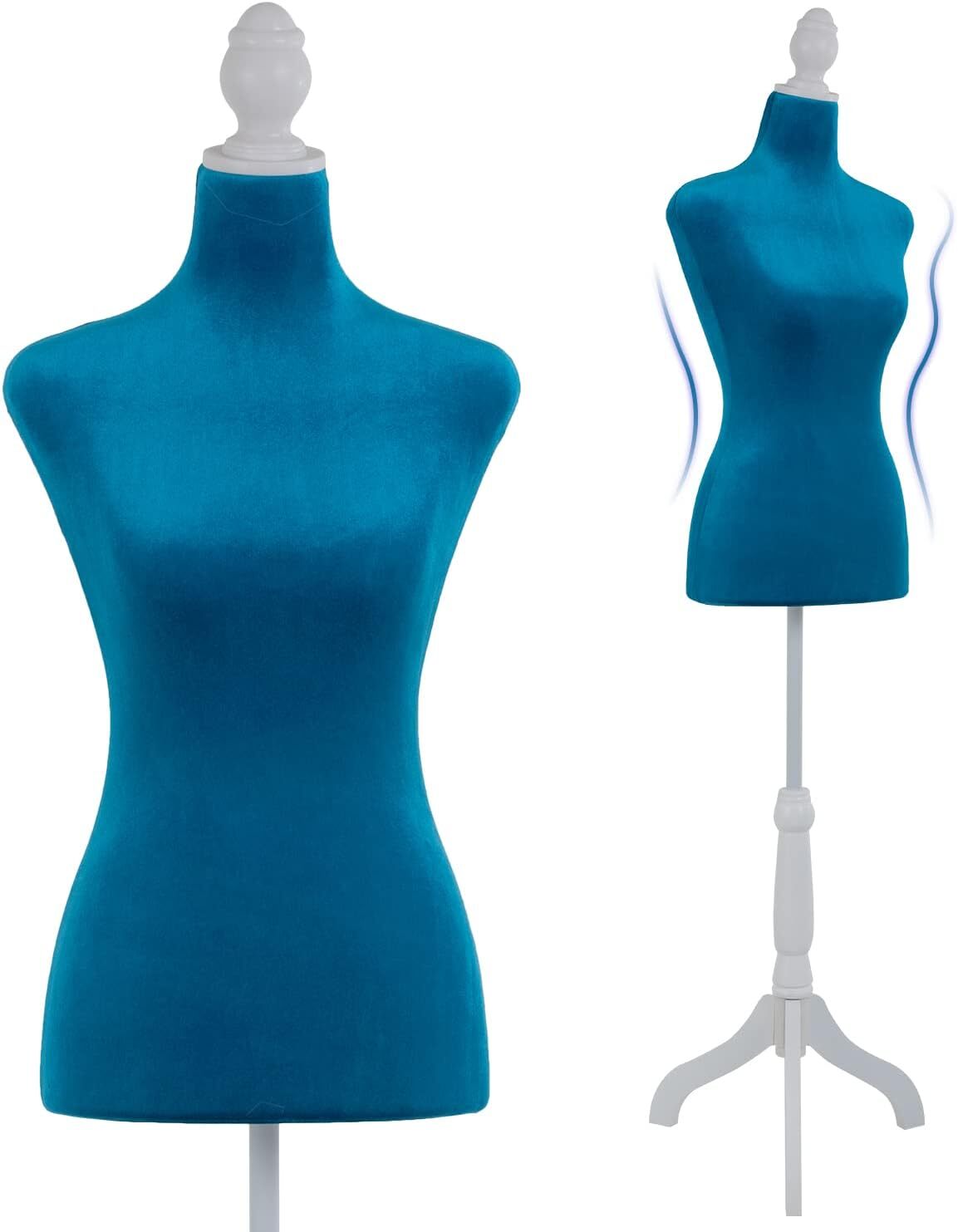 Female Mannequin, 50-63 Inch Height Adjustable Dress Form,Torso Manikin w/ Stand Female Mannequin, 50-63 Inch Height Adjustable Dress Form,Torso Manikin w/ Stand