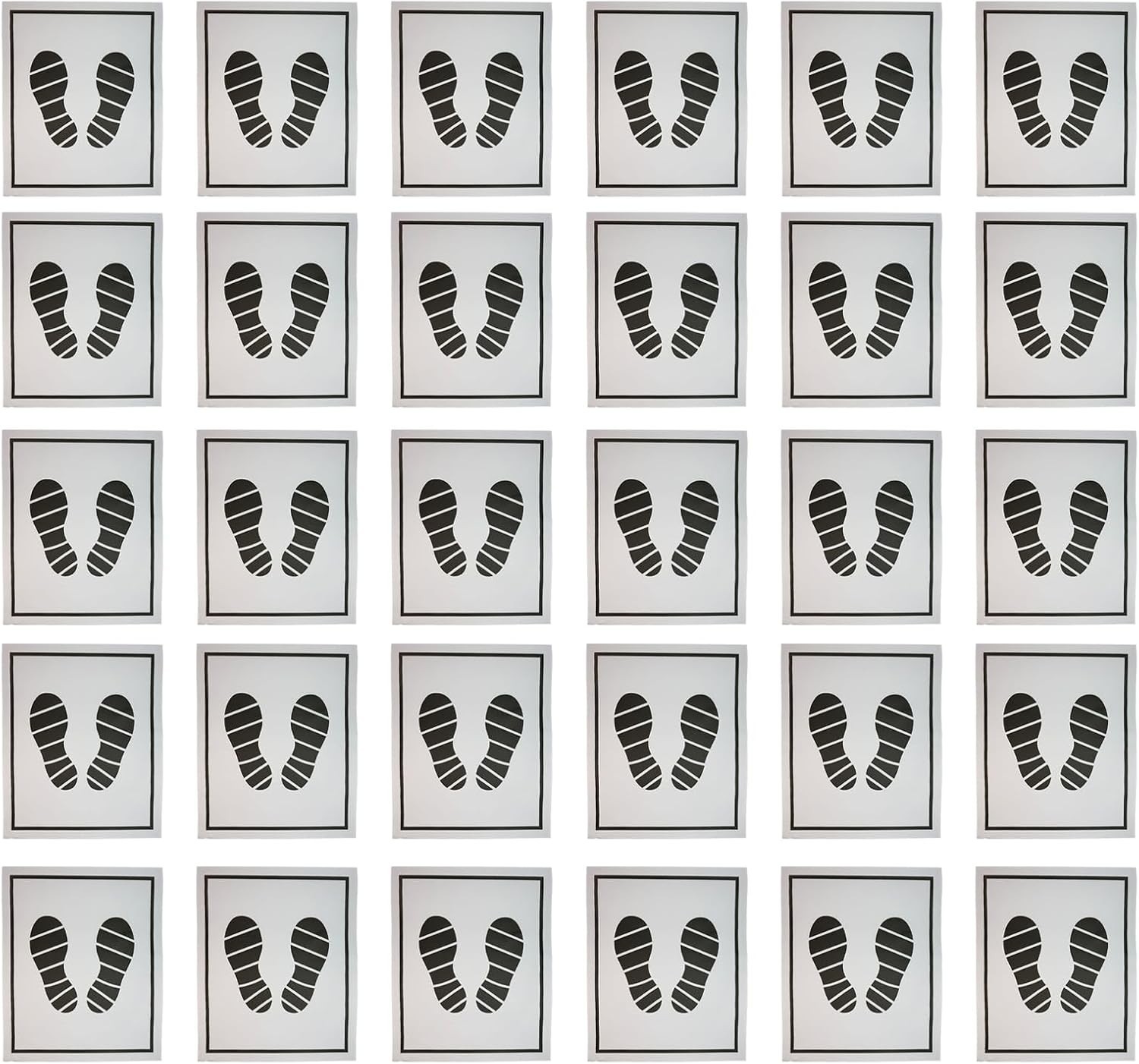 30 PCS Car Paper Floor Mats, 15.3\