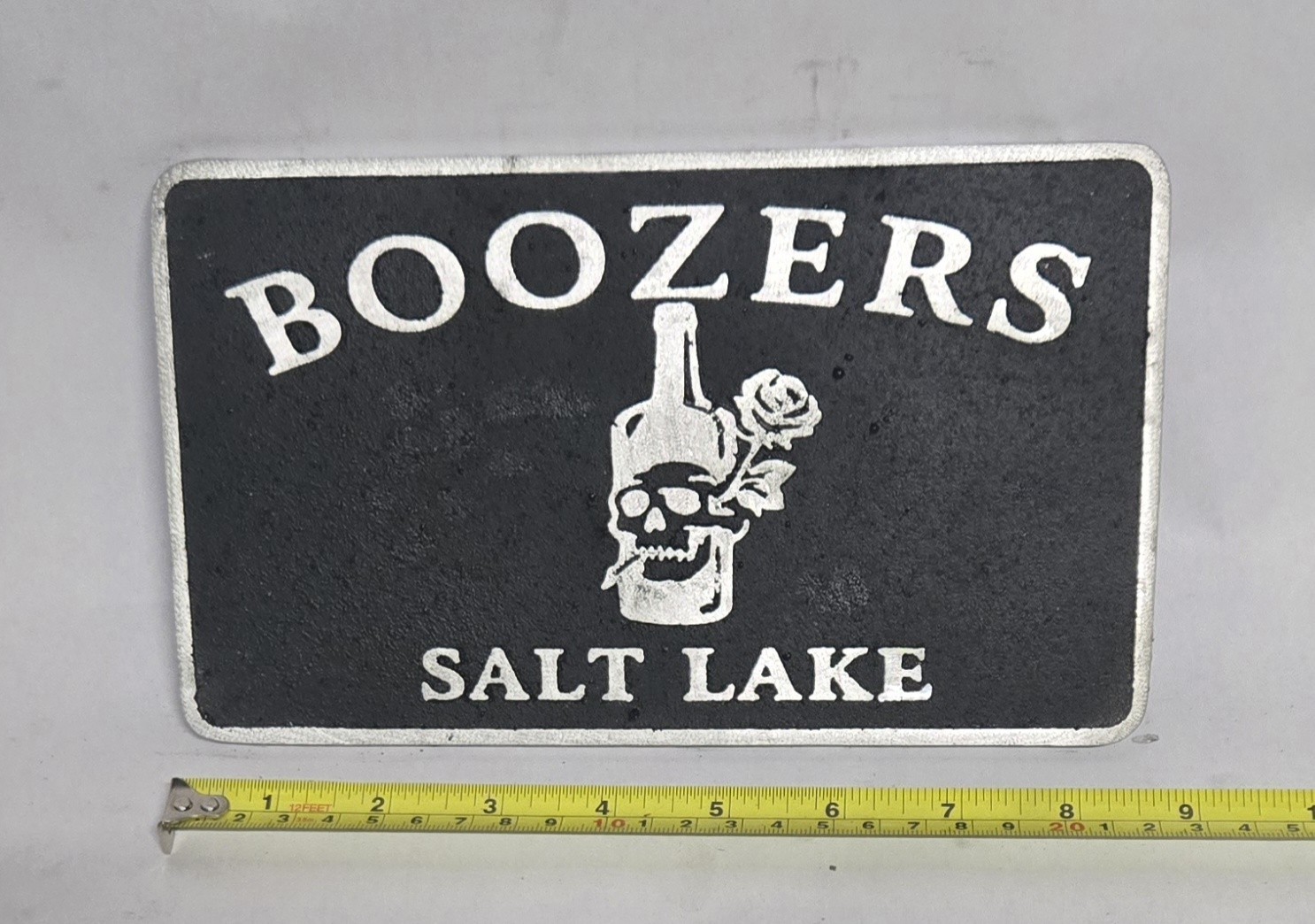 Cast Aluminum Boozers , Salt Lake Car Plaque Cast Aluminum Boozers , Salt Lake Car Plaque