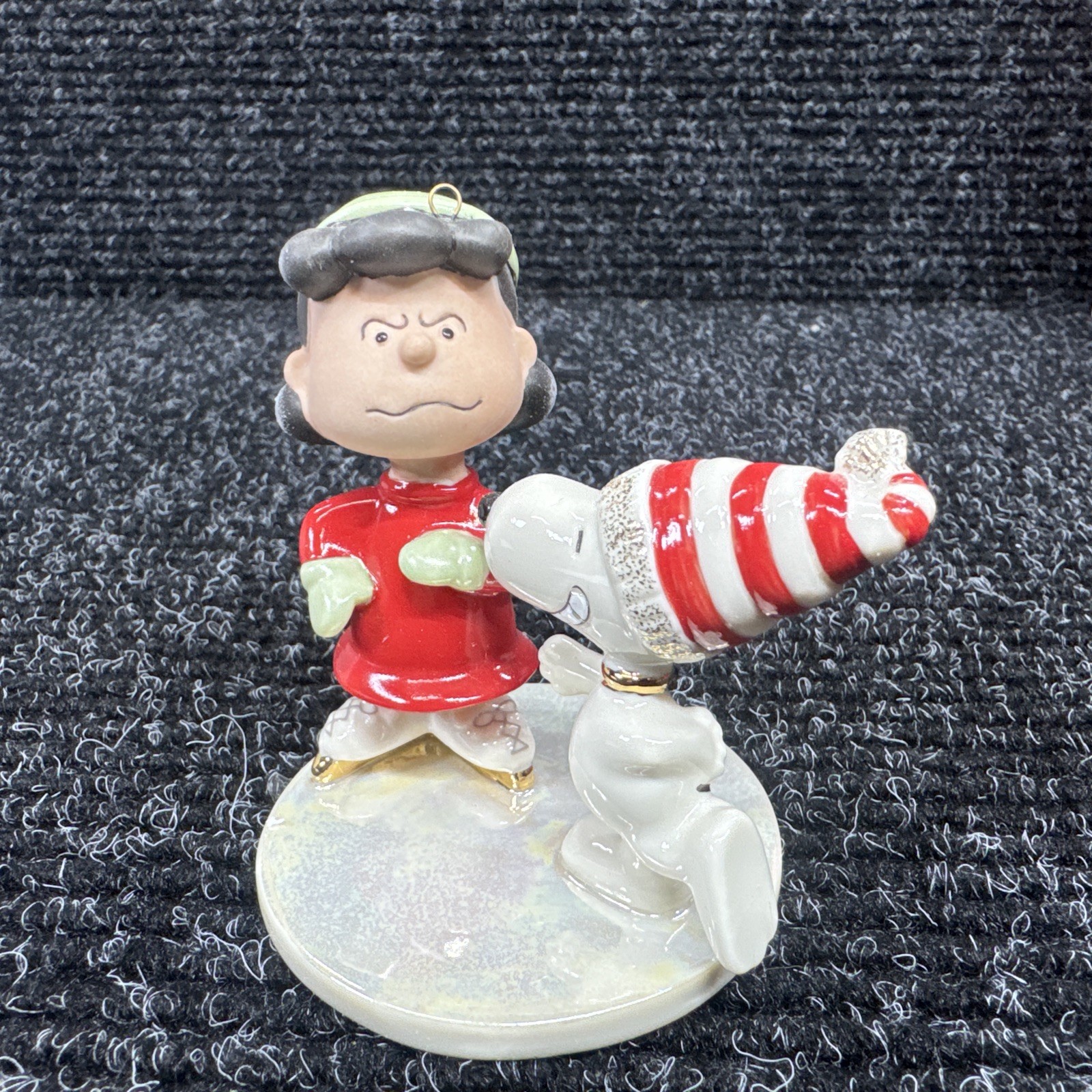 Lenox Peanuts Smile, Lucy It\'s Christmas Ornament #813601 With Box