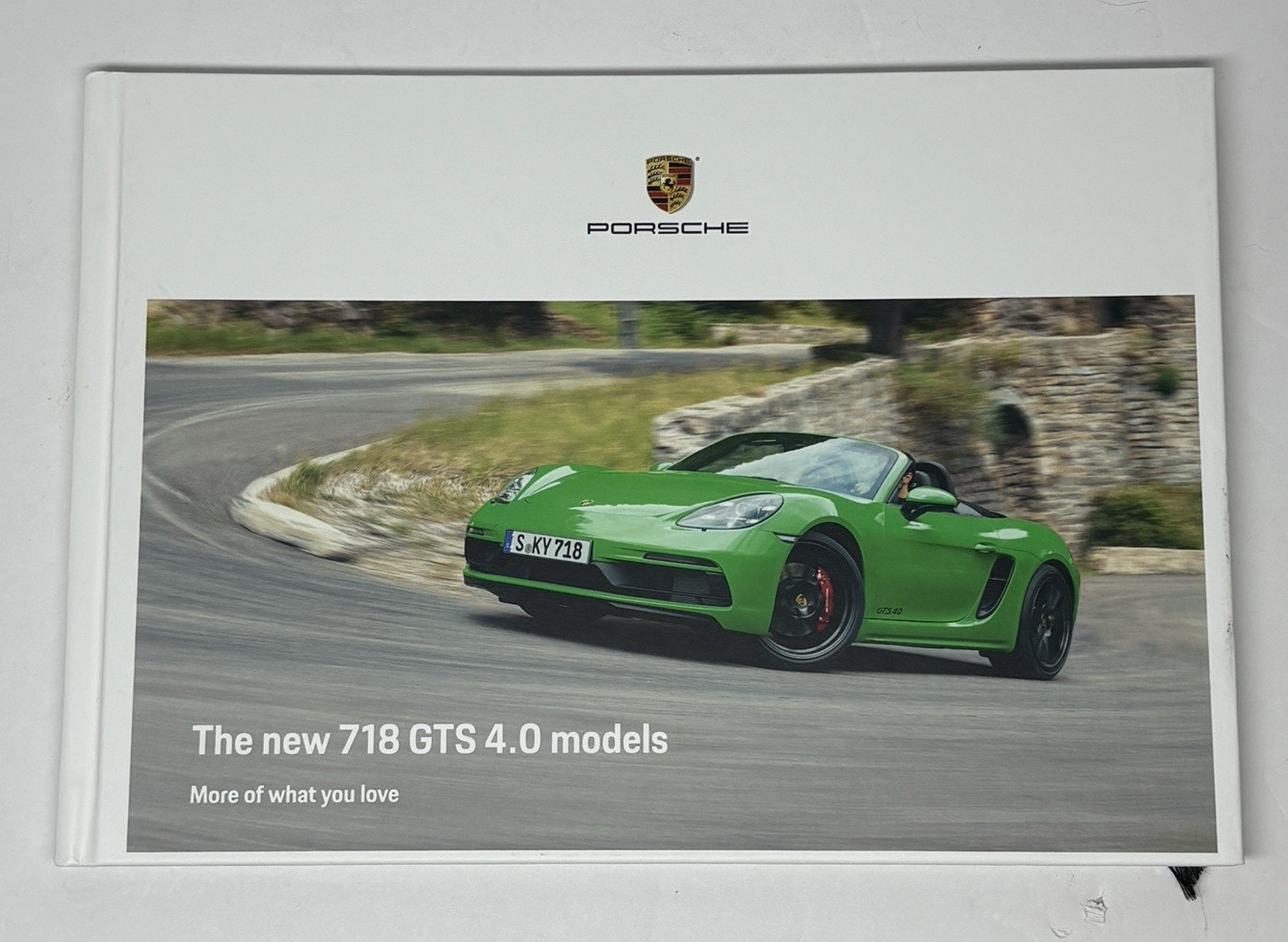 2021 Porsche 718 GTS 4.0 Cayman Boxster Hardcover Dealer Advertising Brochure