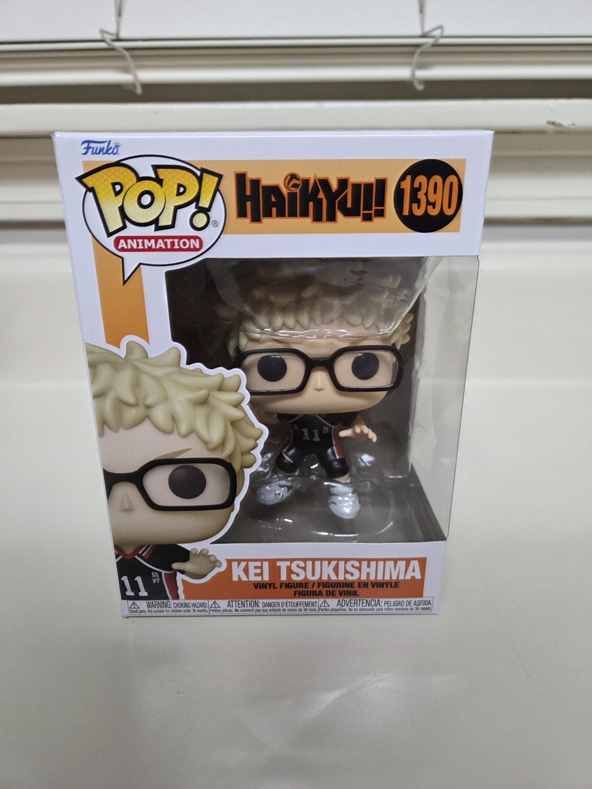 VAULTED Kei Tsukishima Haikyu Funko Pop #1390 Anime Manga Animation Haikyu