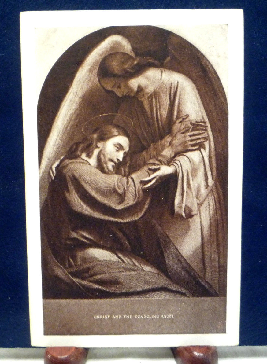Vintage Religious Art Card - \