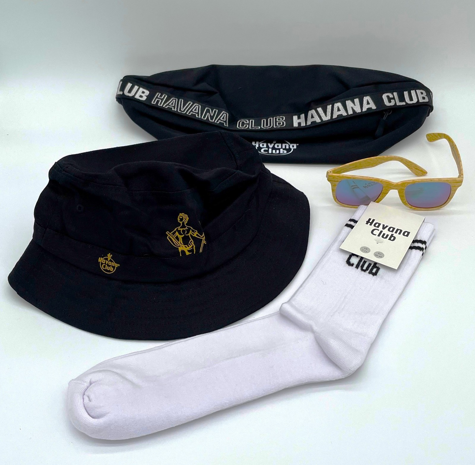 Havana Club Festival Accessory Set Black/White Promo Party Summer Bar
