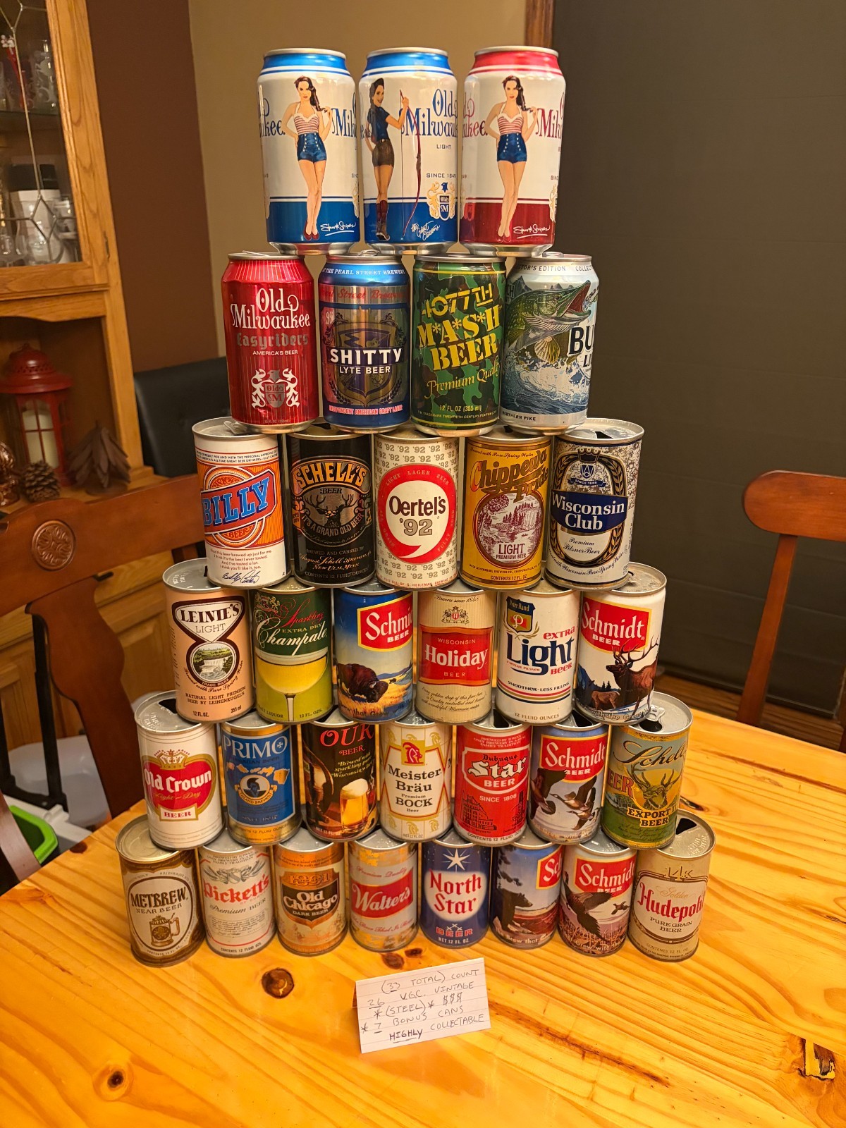 'very good condition'vintage,33 count, 26 steel plus 7selling my collection.. 'very good condition'vintage,33 count, 26 steel plus 7selling my collection..