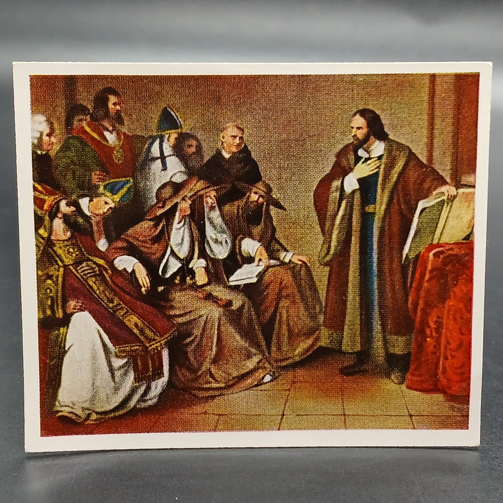 1930s Johannes Hus Bohemian Hussite Wars Protestant Tobacco Cigarette Card 1930s Johannes Hus Bohemian Hussite Wars Protestant Tobacco Cigarette Card