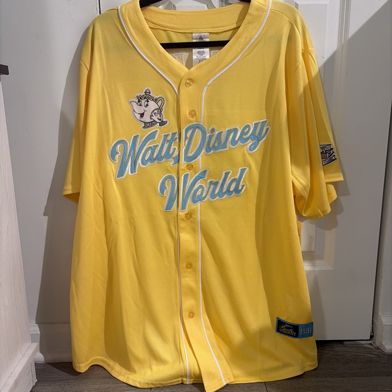 Disney Parks Beauty and the Beast Princess Belle Baseball Jersey Adult XL NEW Disney Parks Beauty and the Beast Princess Belle Baseball Jersey Adult XL NEW