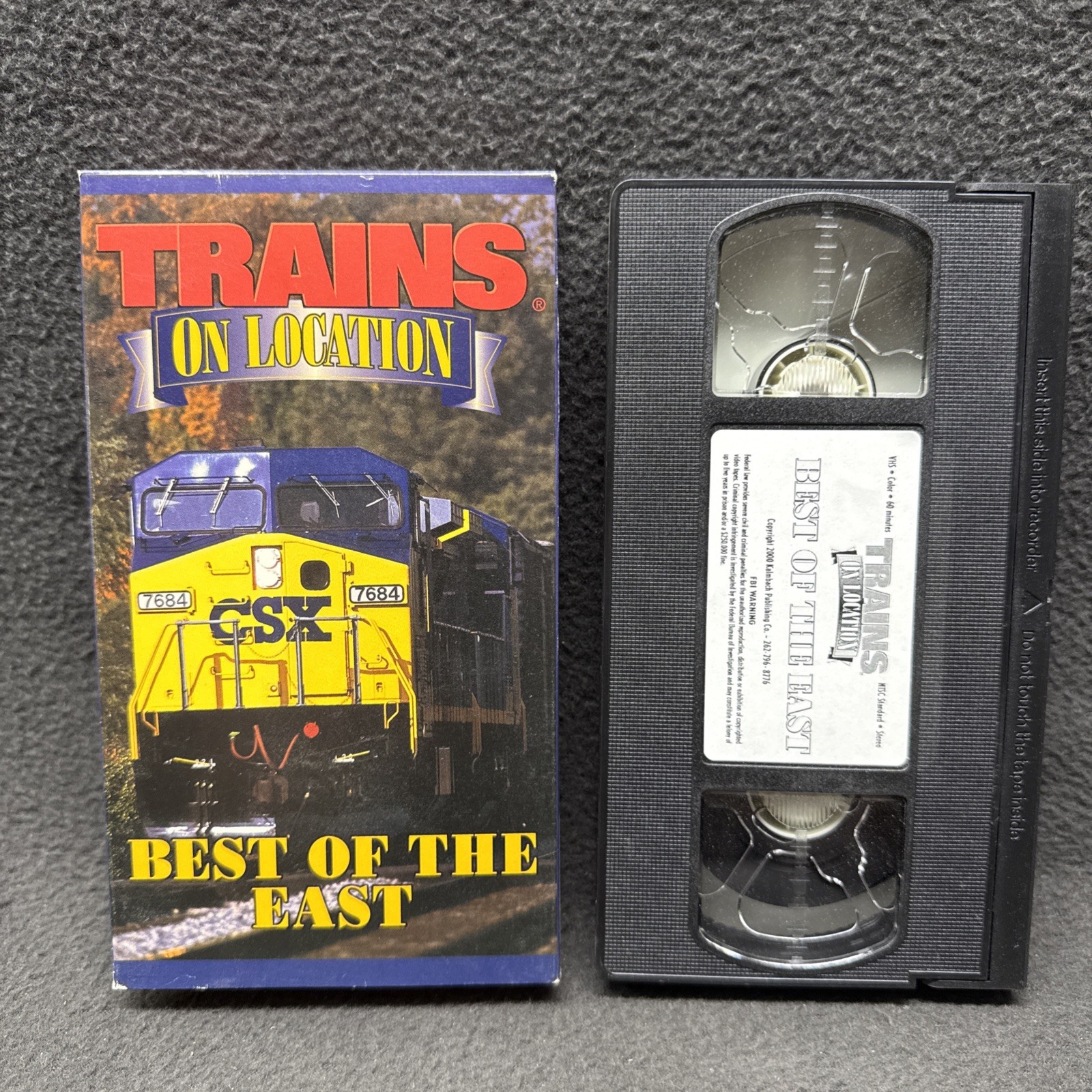 Trains on Location Best of the East VHS Tape 60 Mins Climb aboard discover East