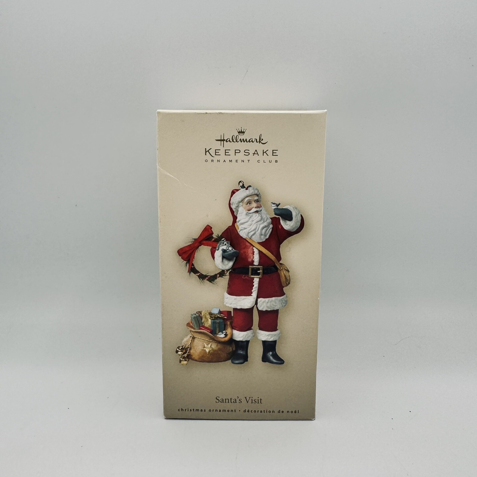 Hallmark 2007 Santa\'s Visit Christmas Ornament Club Exclusive Keepsake