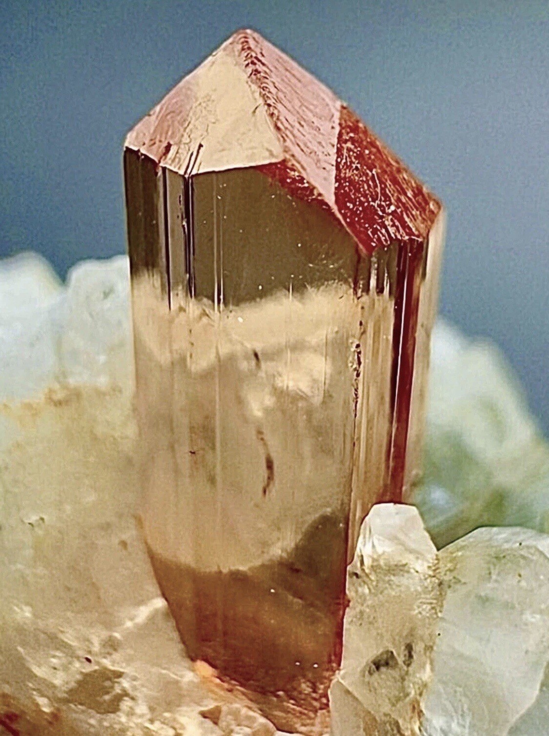 Stunning Natural Imperial Topaz Crystal Raw Rough Specimen Cluster Matrix 