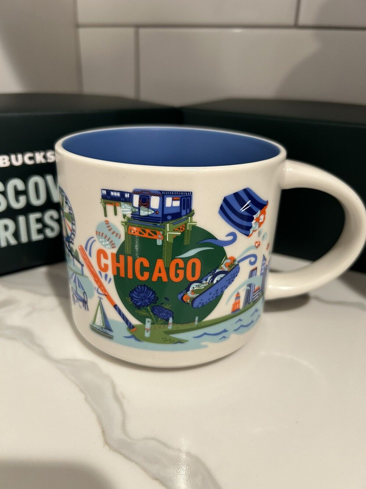 New Line- 2024 Starbucks Discovery Series Chicago Mug 14 fl oz NIB