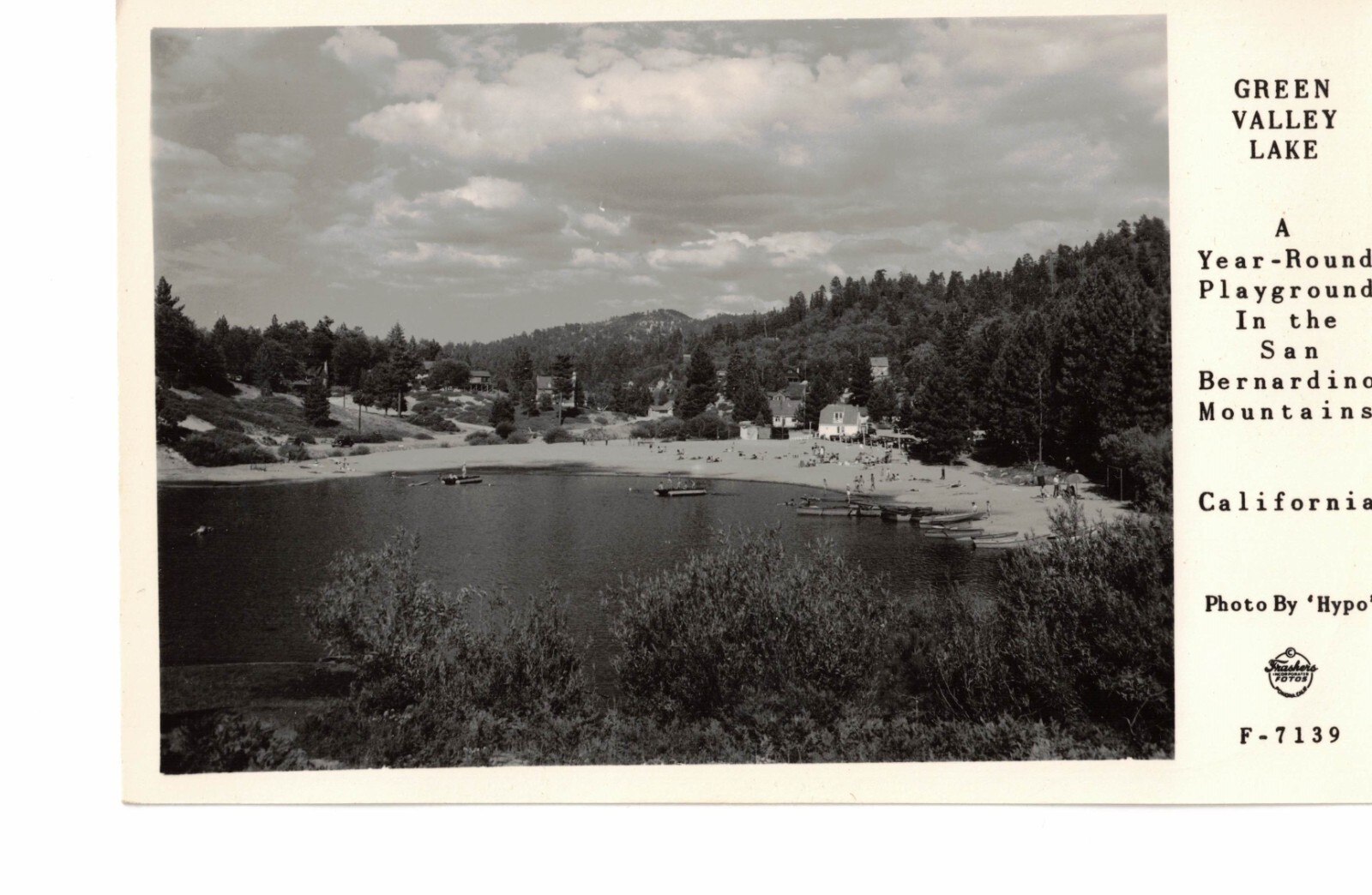 GREEN VALLEY LAKE CA California - Real Photo postcard  by Frashers