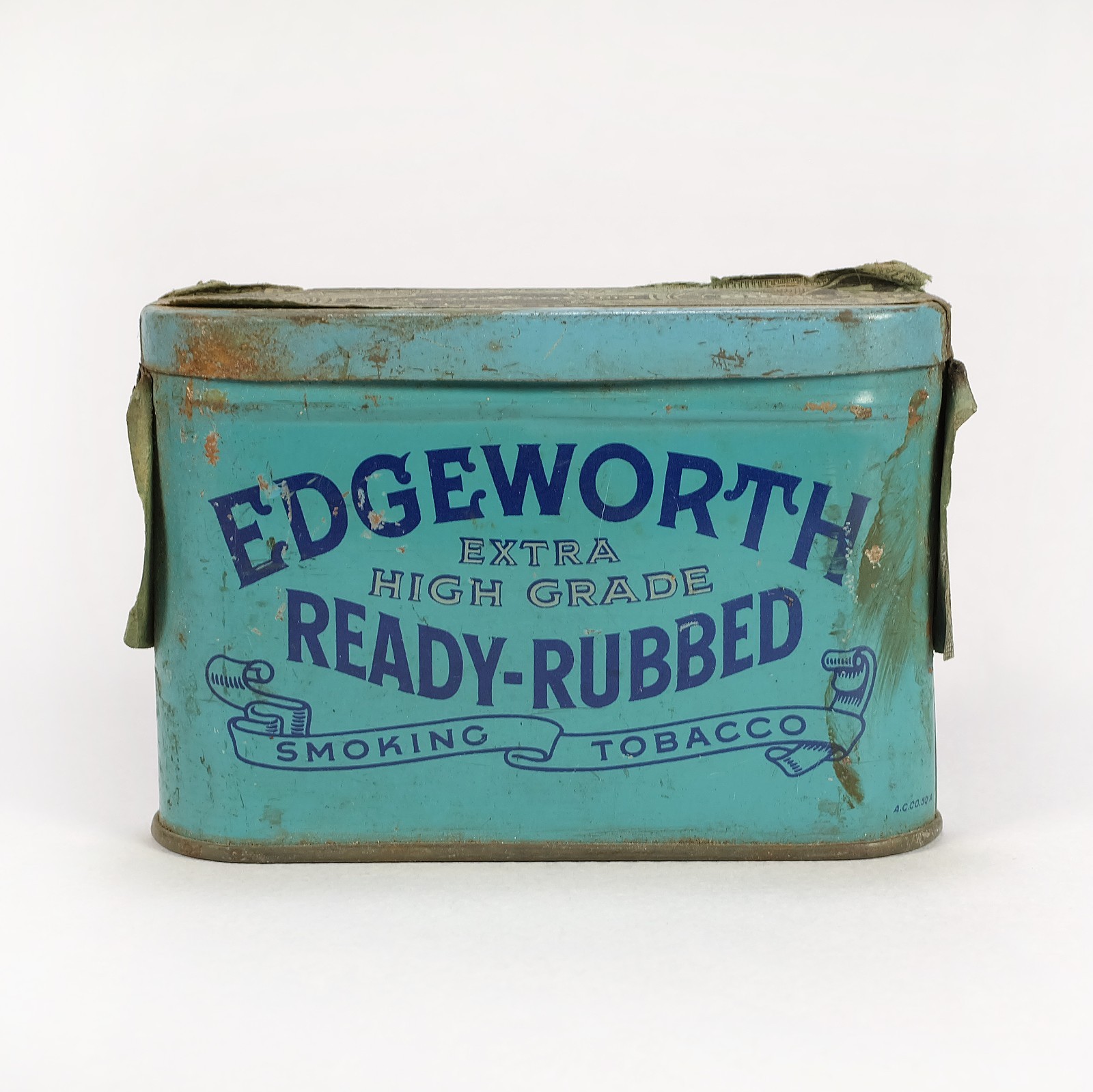 1920s Edgeworth Ready-Rubbed Smoking Tobacco Advertising Antique Sample Tin 1920s Edgeworth Ready-Rubbed Smoking Tobacco Advertising Antique Sample Tin