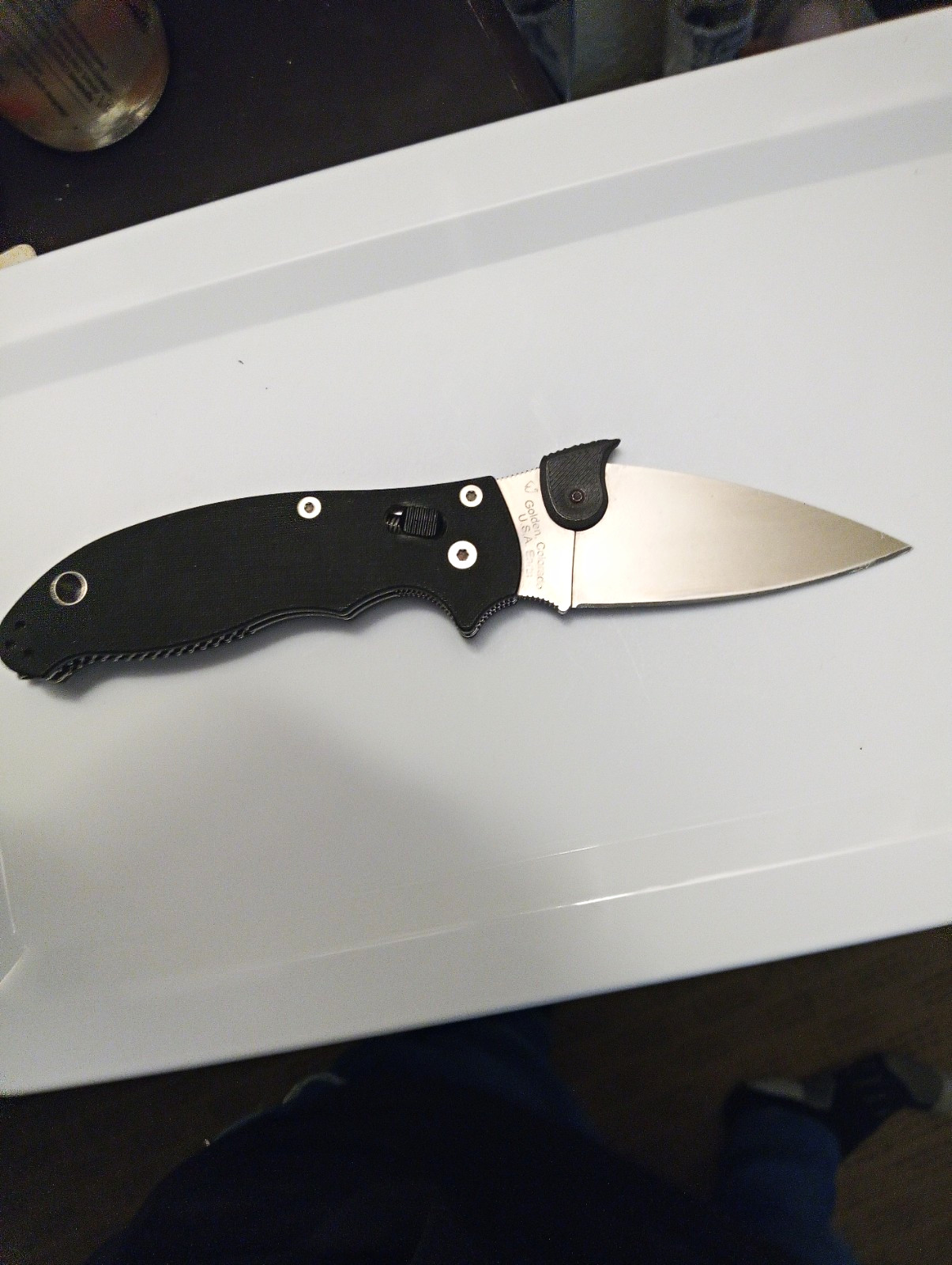 Spyderco Manix 2 S30v, G10. deep carryclip and wave opener. Factory edge