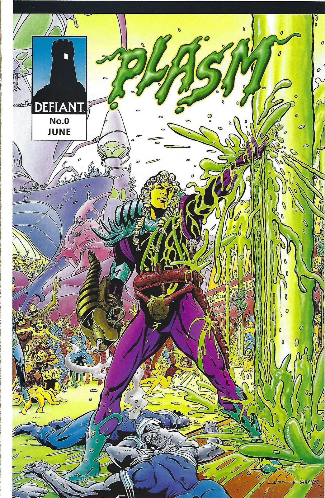 Plasm #0B VG; Defiant | low grade - removed from Diamond Previews - w/Bag+Board
