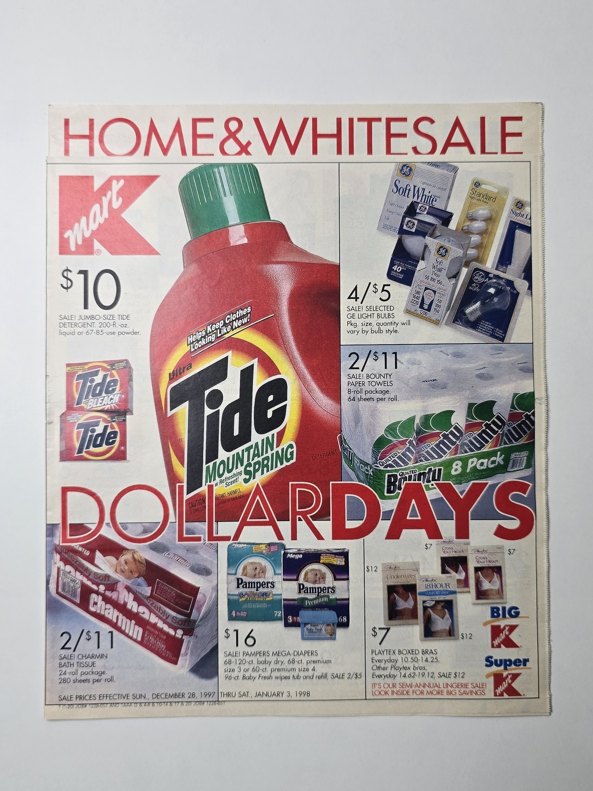 1997 1998 Kmart Home White Sale Circular Martha Stewart Dollar Days 16 Pages 1997 1998 Kmart Home White Sale Circular Martha Stewart Dollar Days 16 Pages