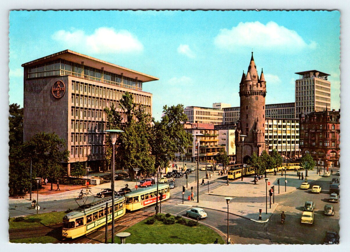Frankfurt Hesse Germany Vintage 4x6 Postcard BRL26