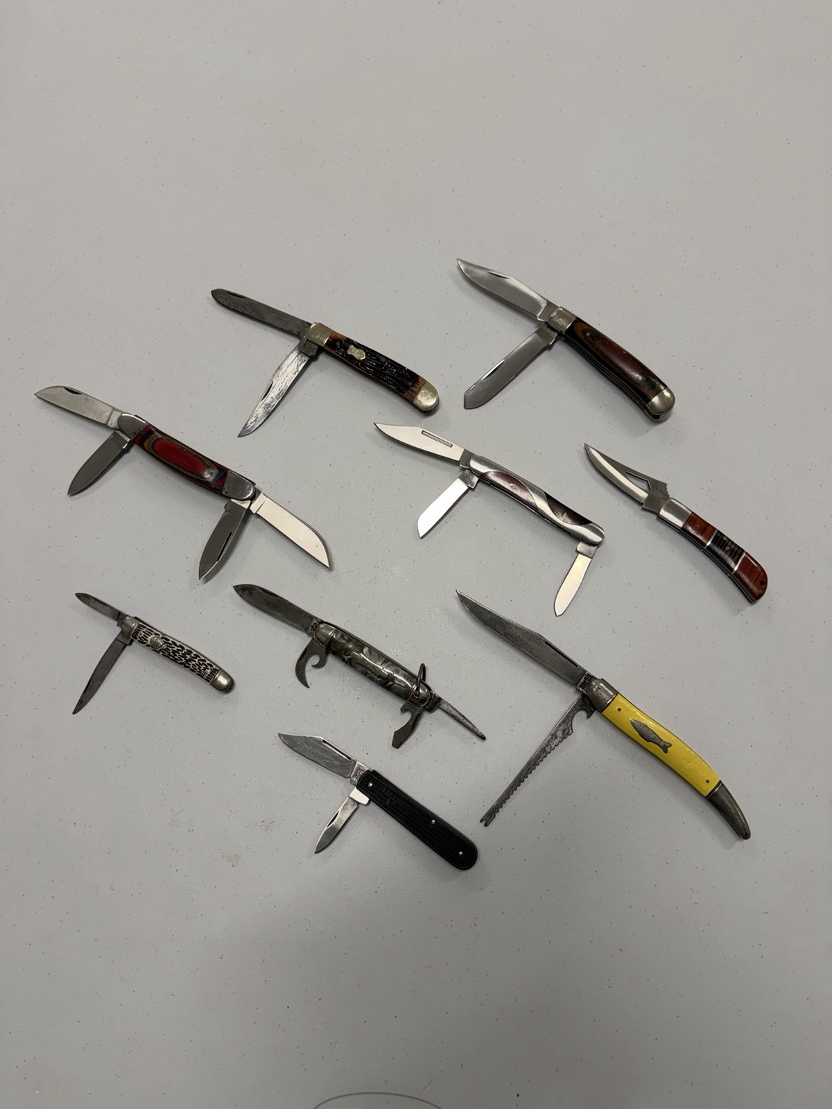 Lot of 9 Knifes Various Brands