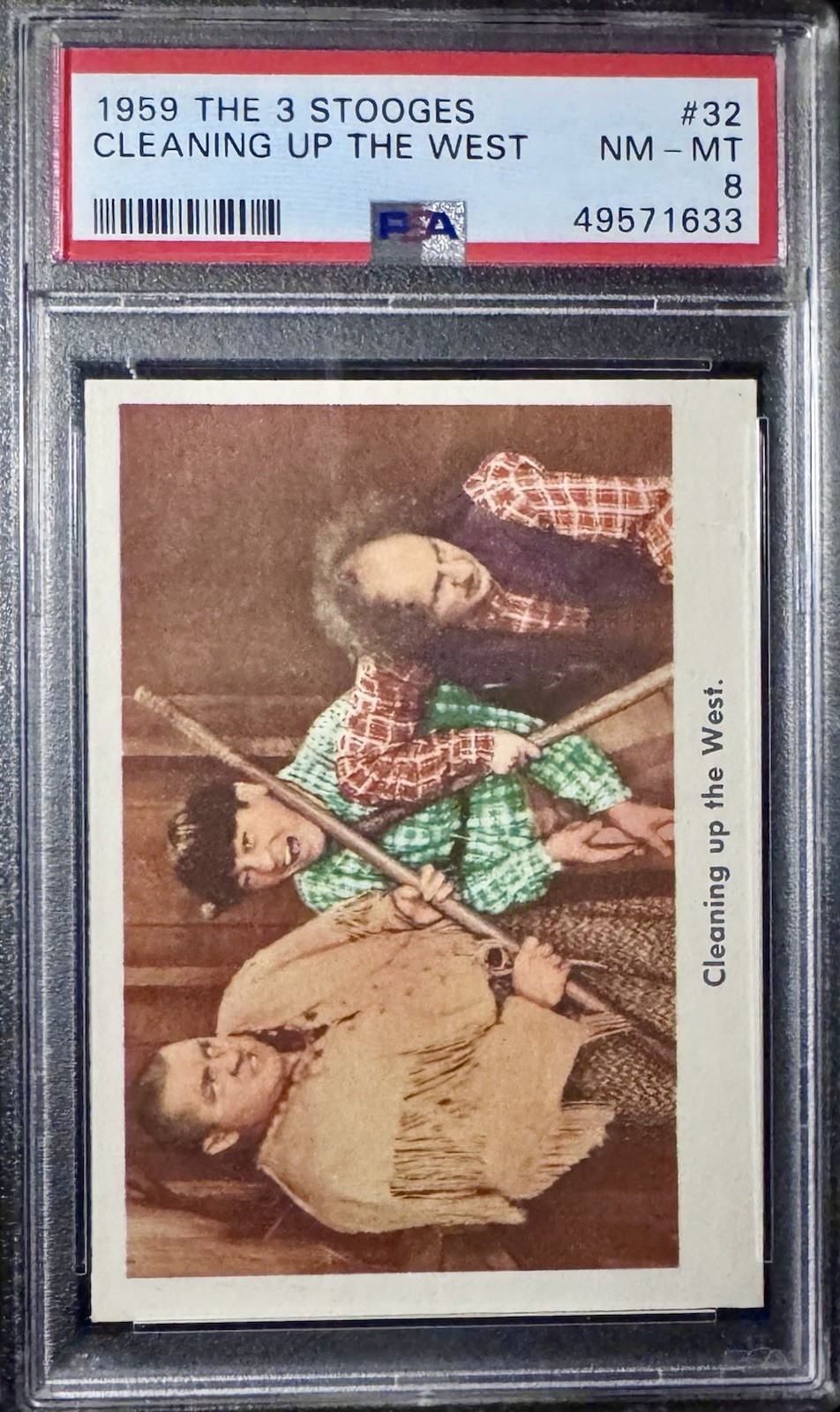1959 The Three Stooges #32 Cleaning Up The West PSA 8 NM-MT