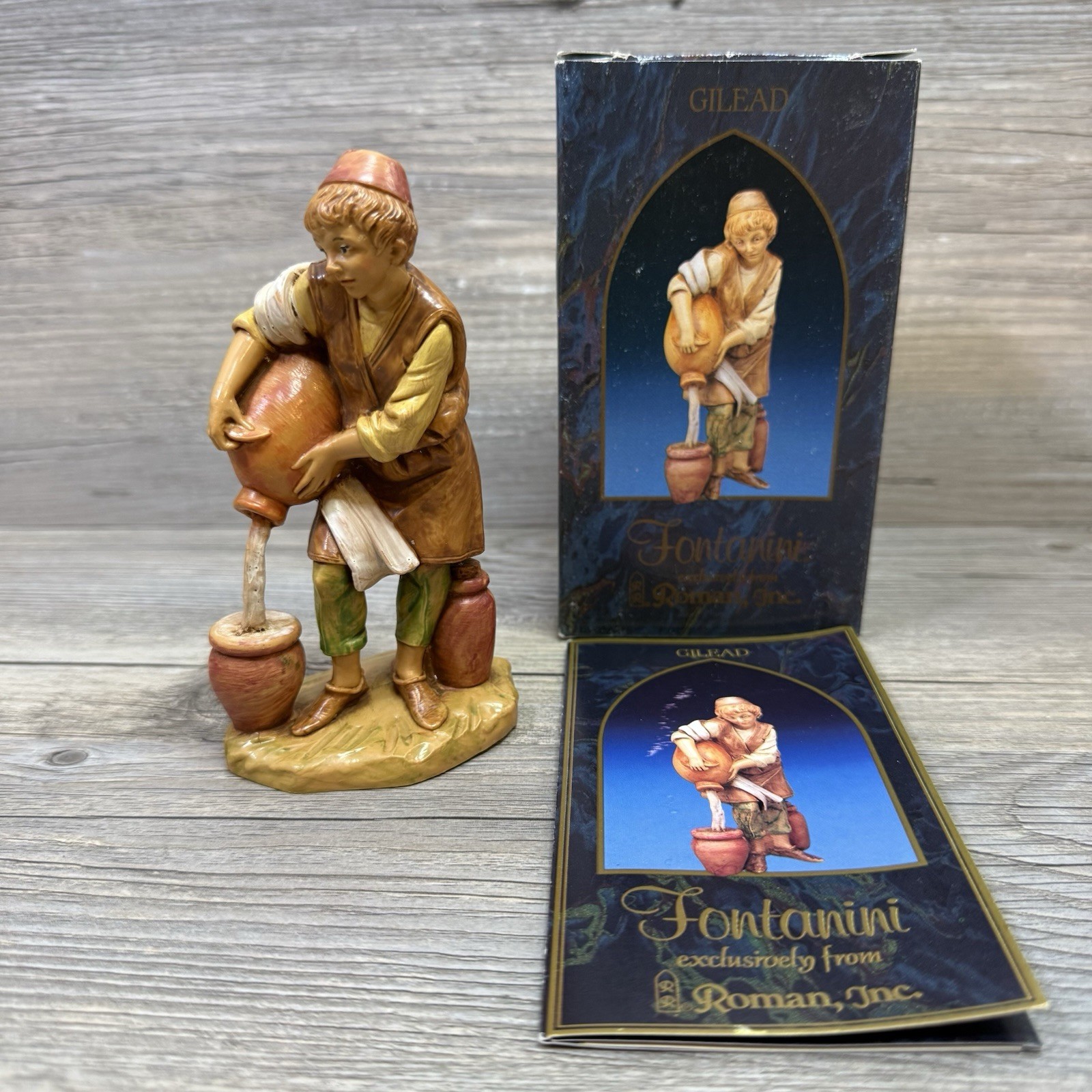 Fontanini Gilead #75552 Heirloom Nativity Collection w/ Card VTG 1996