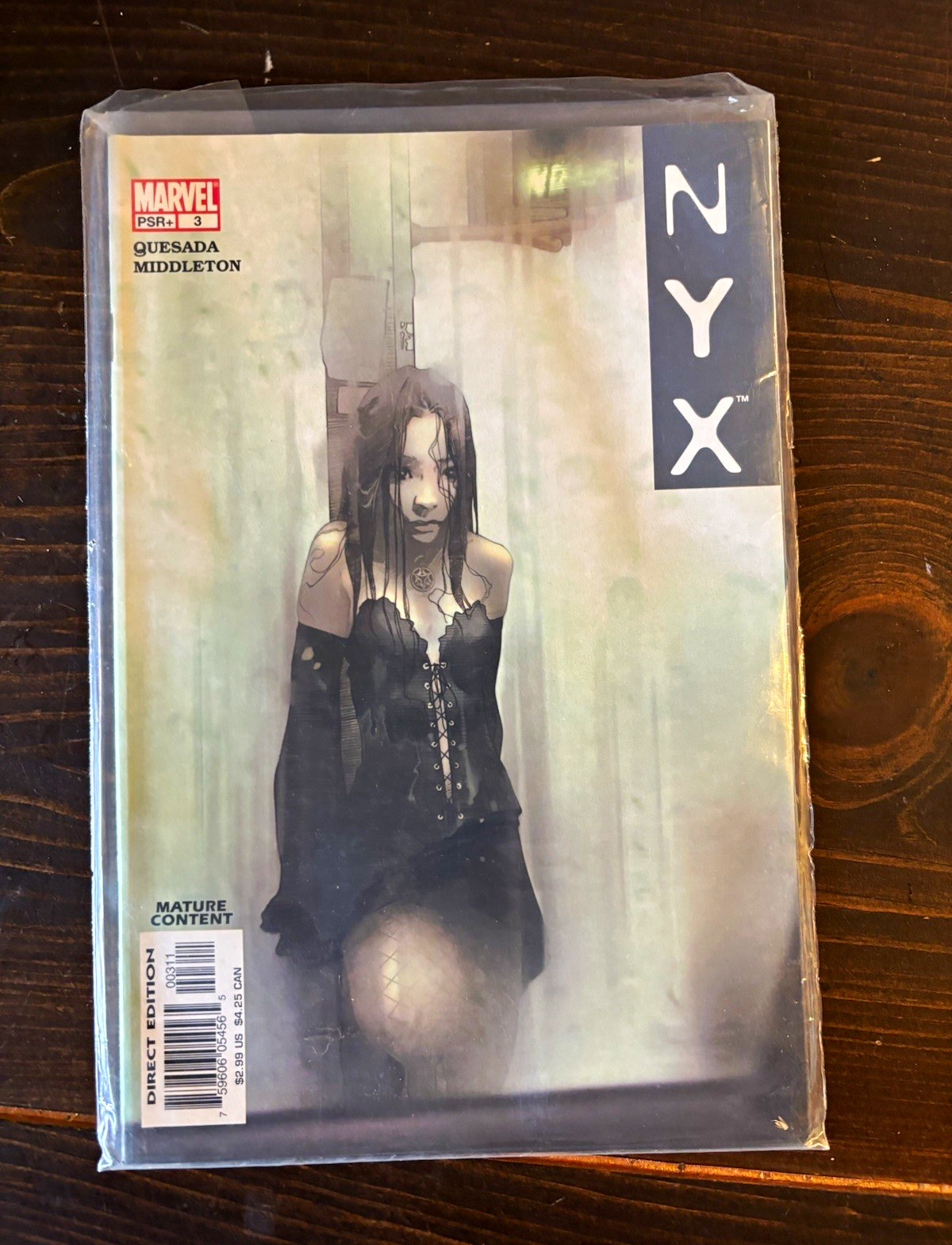 Marvel Comics NYX #3 Single Issue - Quesada & Middleton Viewer Discretion