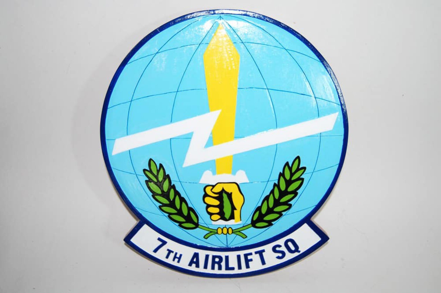 7th Airlift Squadron Plaque,14\