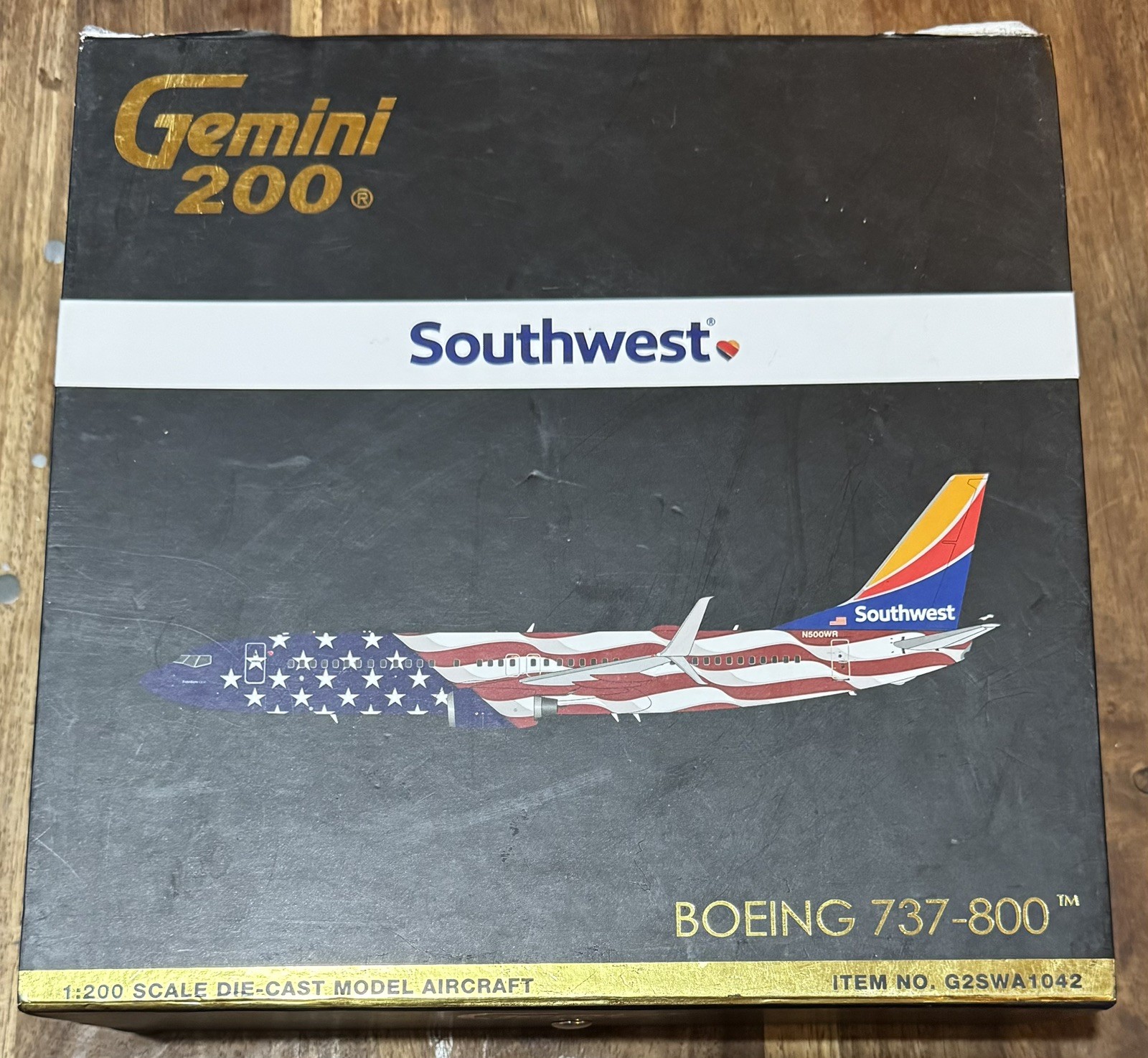 Gemini 200 Southwest  B737-800W  \'Freedom One\'  G2SWA1042  N500WR  1221  1:200