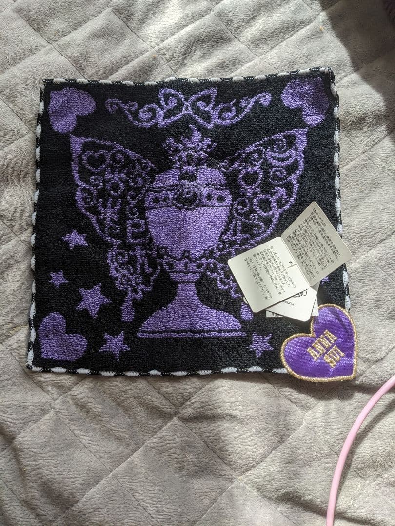 Sailor MoonAnna Sui Collaboration Towel Handkerchief Purple