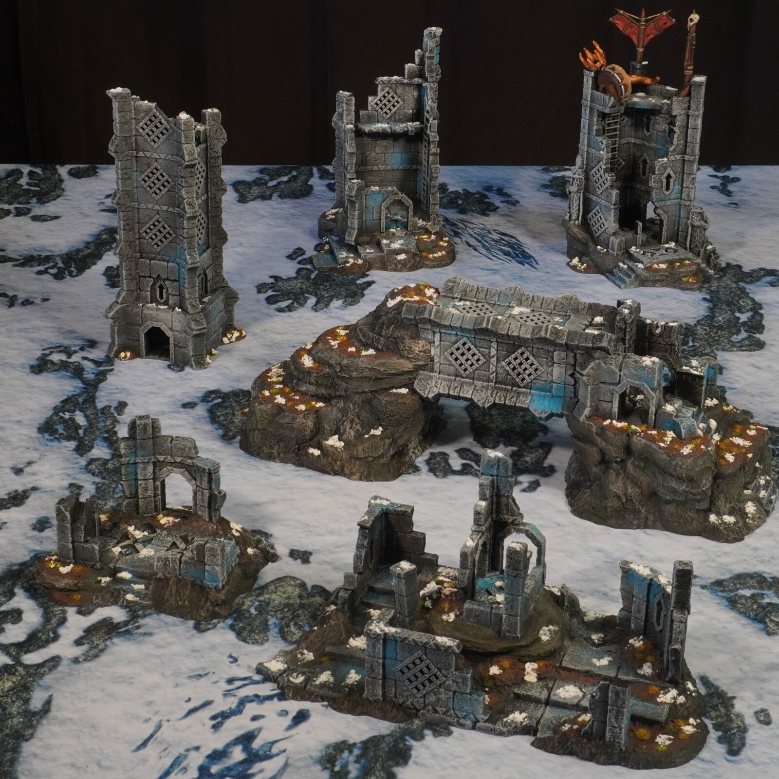 Conquest Creations Ruins of Ravenpeak MESBG Lord of the Rings Fantasy Tabletop 28MM