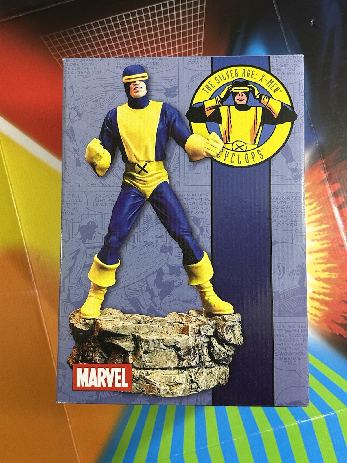 2003 Diamond Select Toys Silver Age X-Men Cyclops Statue 3000pcs New Sealed 2003 Diamond Select Toys Silver Age X-Men Cyclops Statue 3000pcs New Sealed