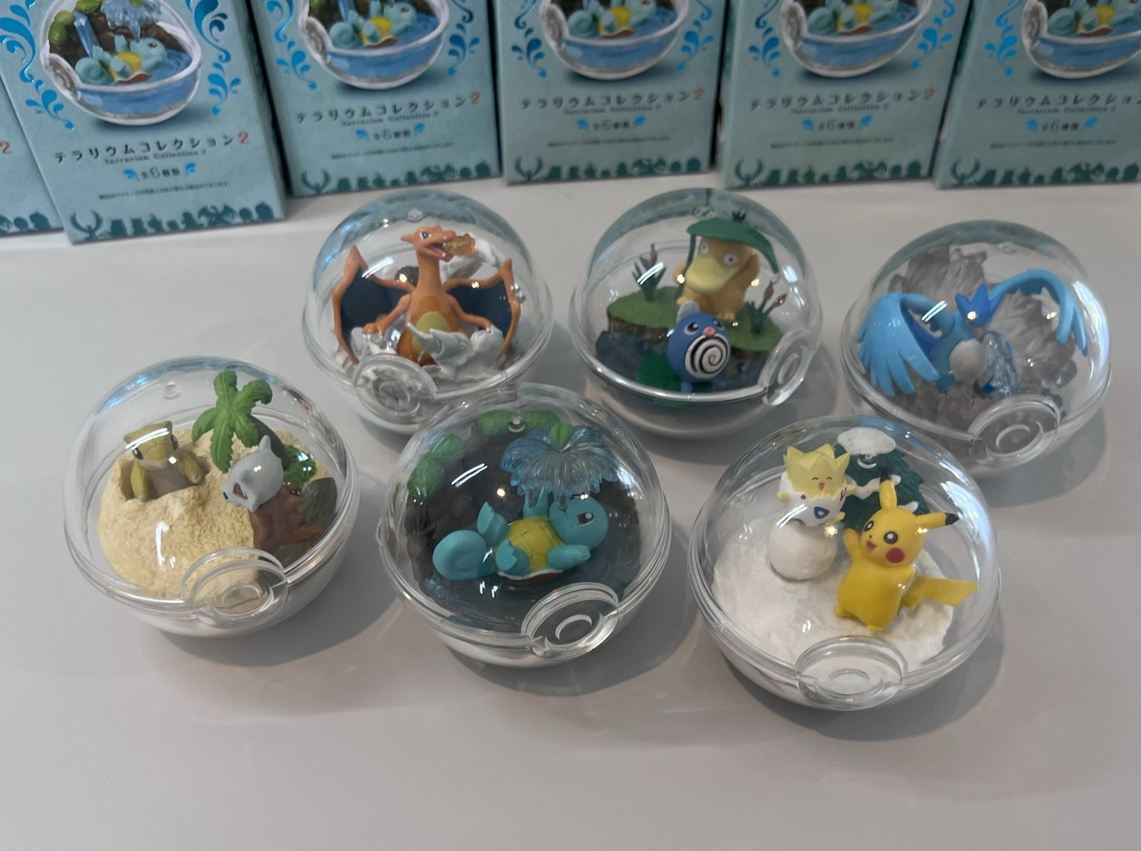 Re-Ment Pokemon Terrariums Collection 2 Set of 6 pcs