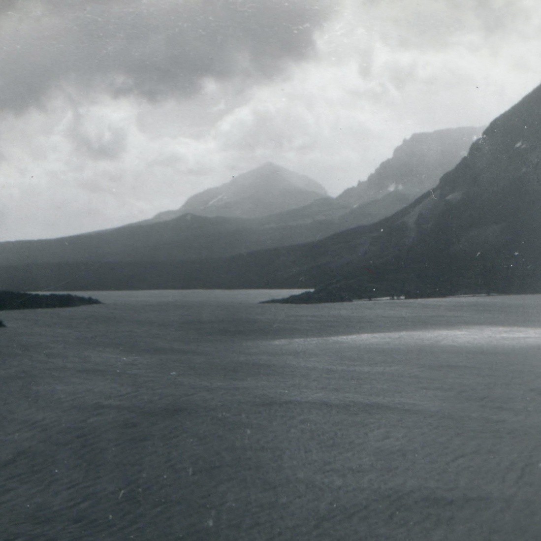 c1930s Glacier National Park Saint Mary Lake Snapshot Photo Wild Goose Island MT c1930s Glacier National Park Saint Mary Lake Snapshot Photo Wild Goose Island MT