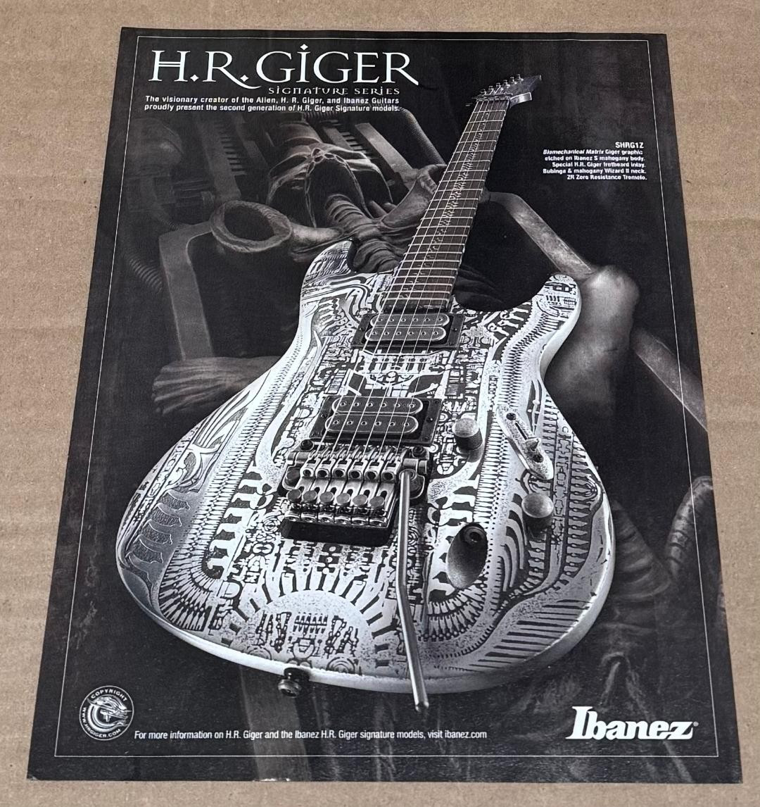 Ibanez Guitars - H.R. GIGER Signature Series - SHRG1Z - 2007 Print Ad