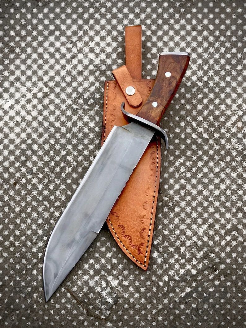 Custom Handmade Carbon Steel Hunting & Survival Knife | Vintage Bowie Knife