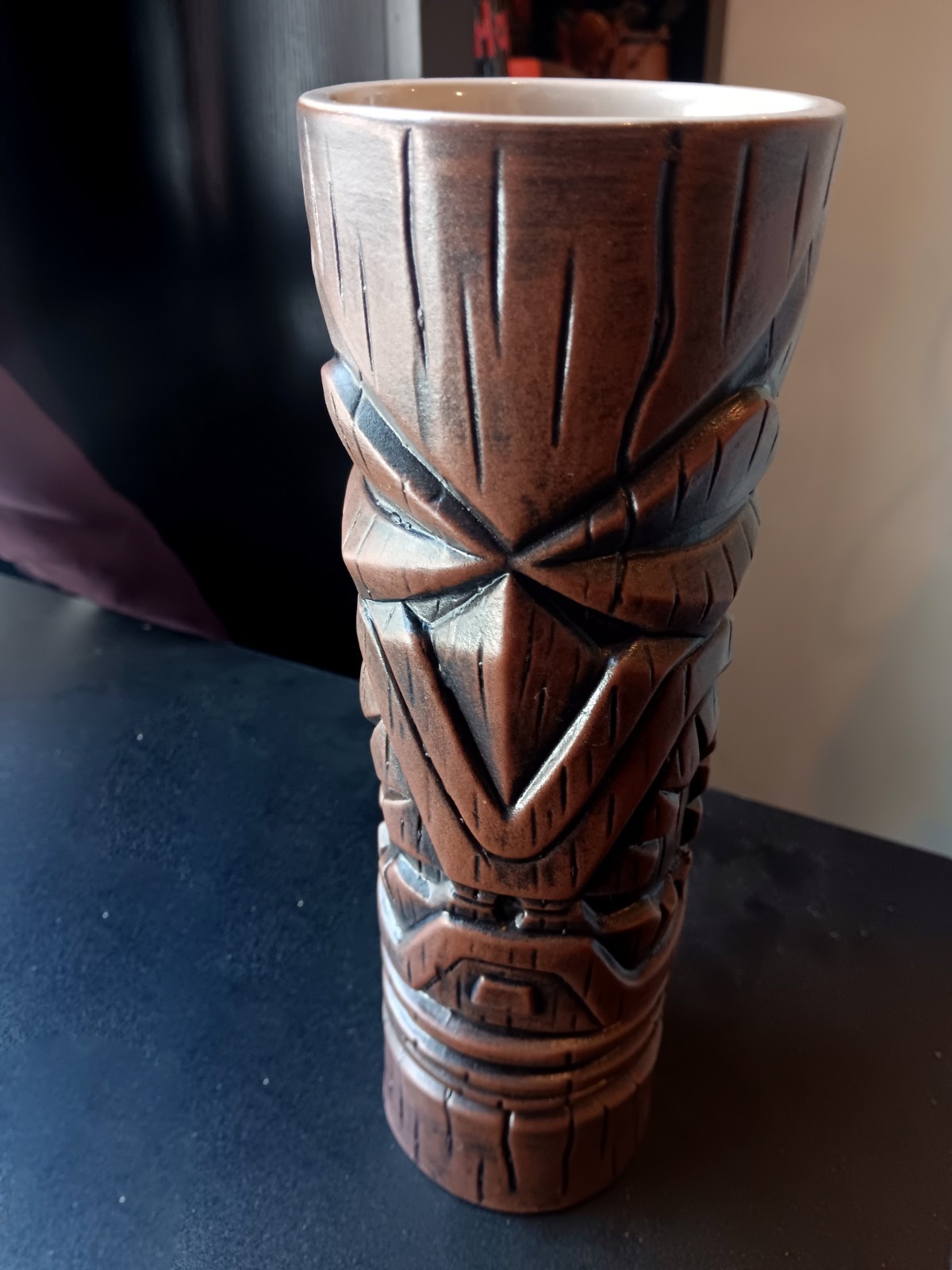 False Idol The Mighty Alkala Tiki Mug by Bosko Trader Dane Munktiki Brown 2018
