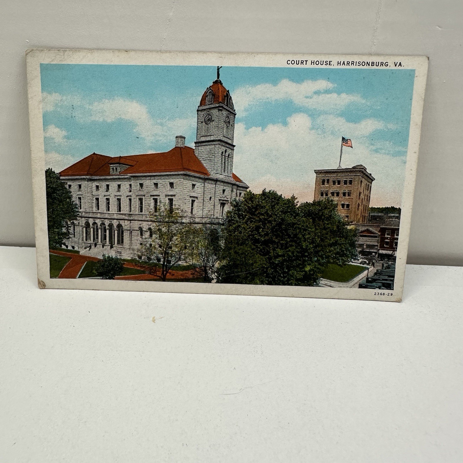 Vintage Postcard Court House Harrisonburg VA Virginia Architecture Unposted 
