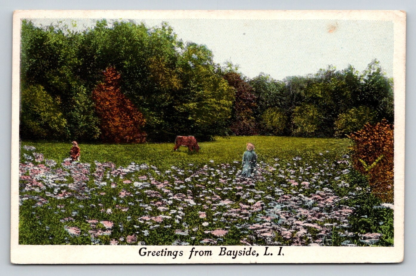1914 Greetings From Bayside Long Island New York Postcard 1914 Greetings From Bayside Long Island New York Postcard