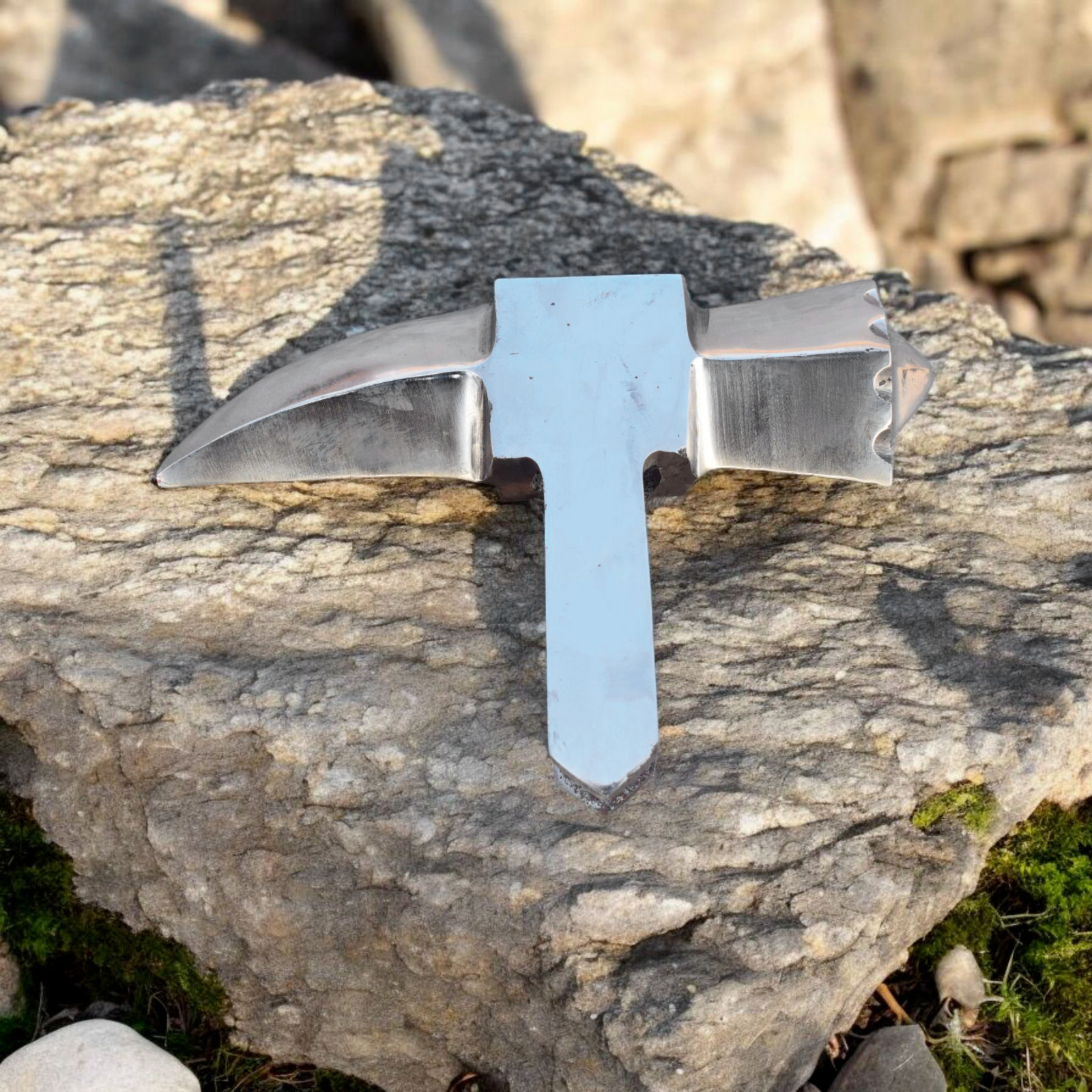 Collectibles Hand Forged Carbon Steel Medieval War Hammer Weapon Replica Collectibles Hand Forged Carbon Steel Medieval War Hammer Weapon Replica
