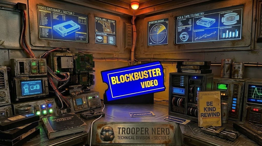 Blockbuster Video Logo LED Light Box 9.49
