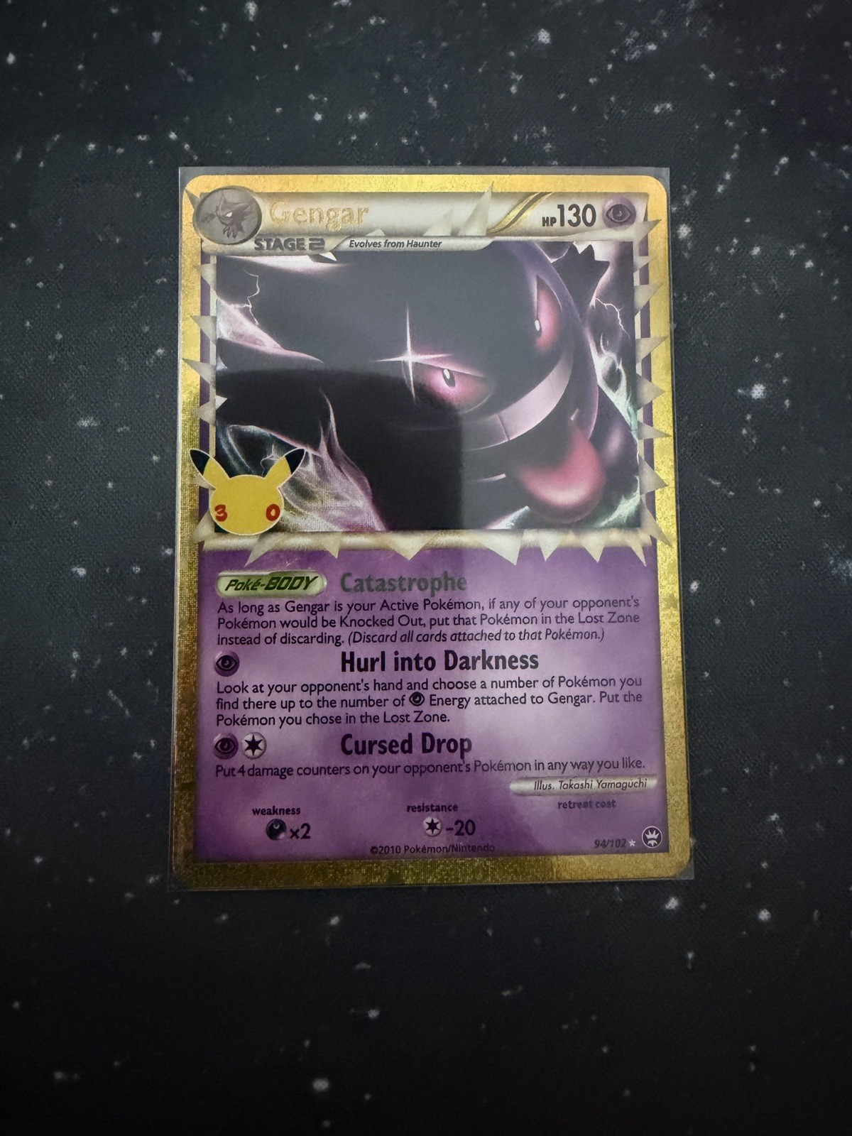 Gengar Prime 94/102 2026 Pokémon 30th Anniversary Classic Collection MINT Gengar Prime 94/102 2026 Pokémon 30th Anniversary Classic Collection MINT