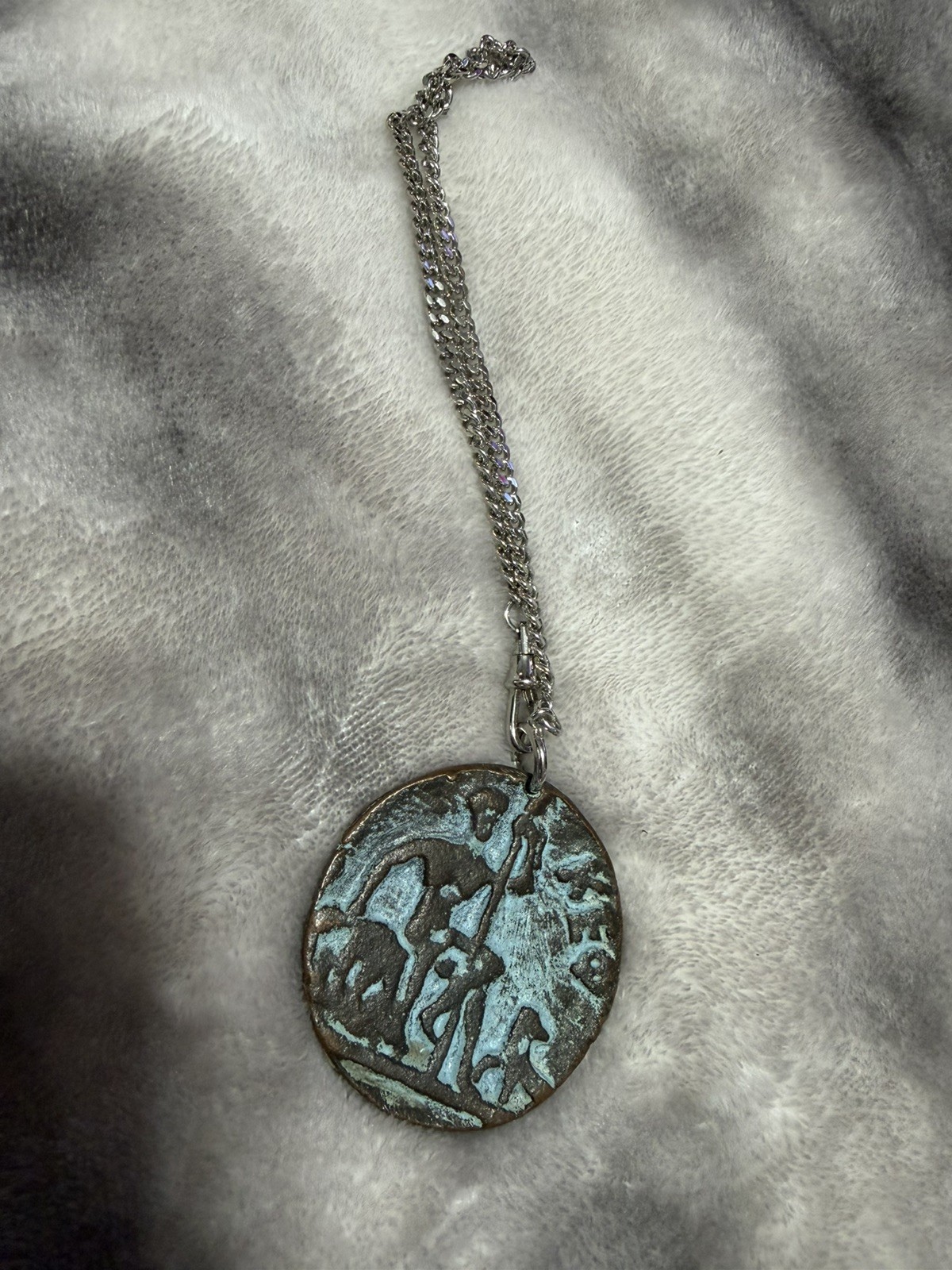 Vintage Bronze Medallion KEO Circa Beautiful metalware
