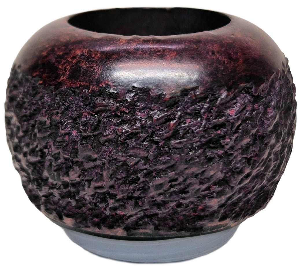 Falcon Standard Rustic Dark 'Apple' Pipe Bowl with New Nylon Thread Falcon Standard Rustic Dark 'Apple' Pipe Bowl with New Nylon Thread